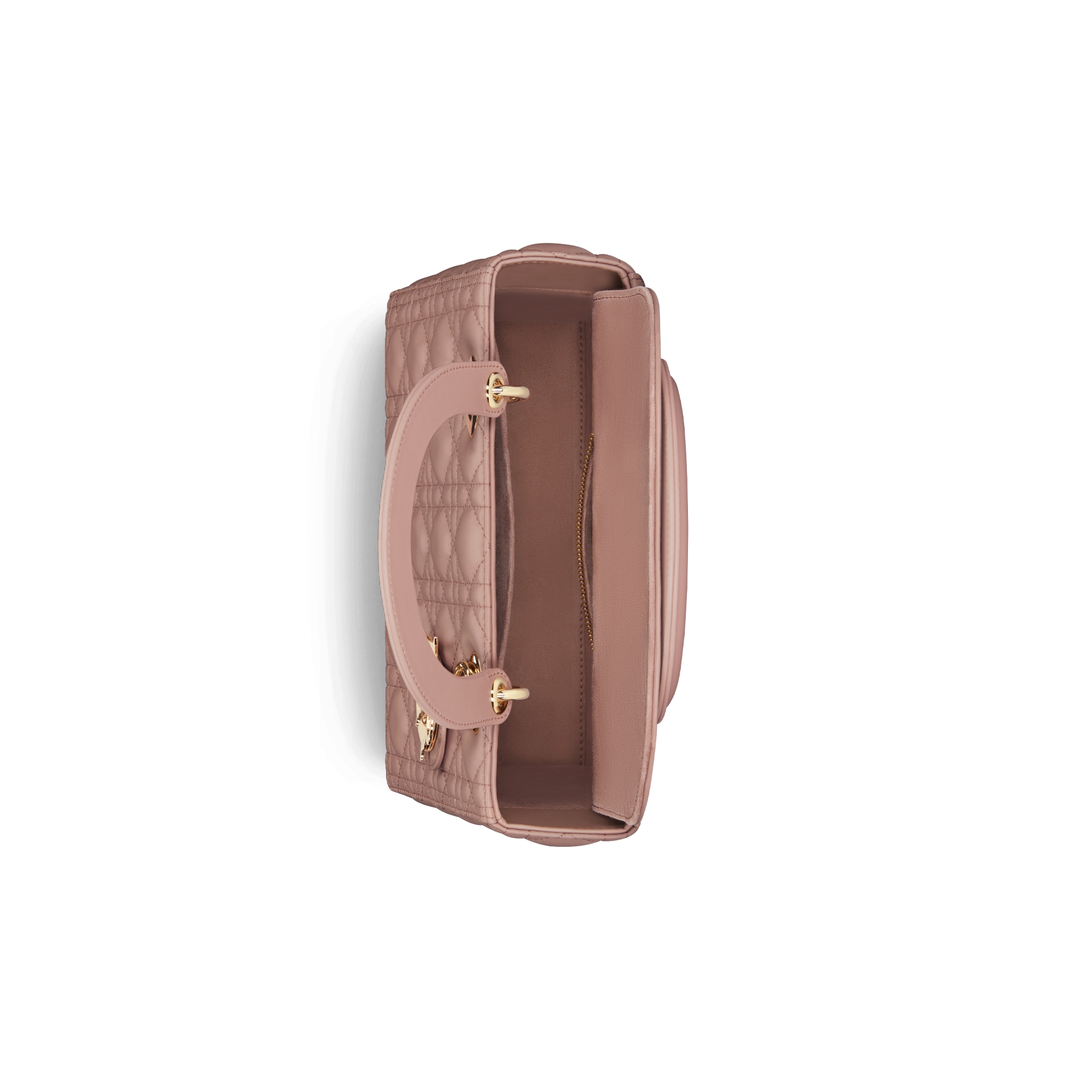 Medium Lady Dior Bag Blush Cannage Lambskin E06