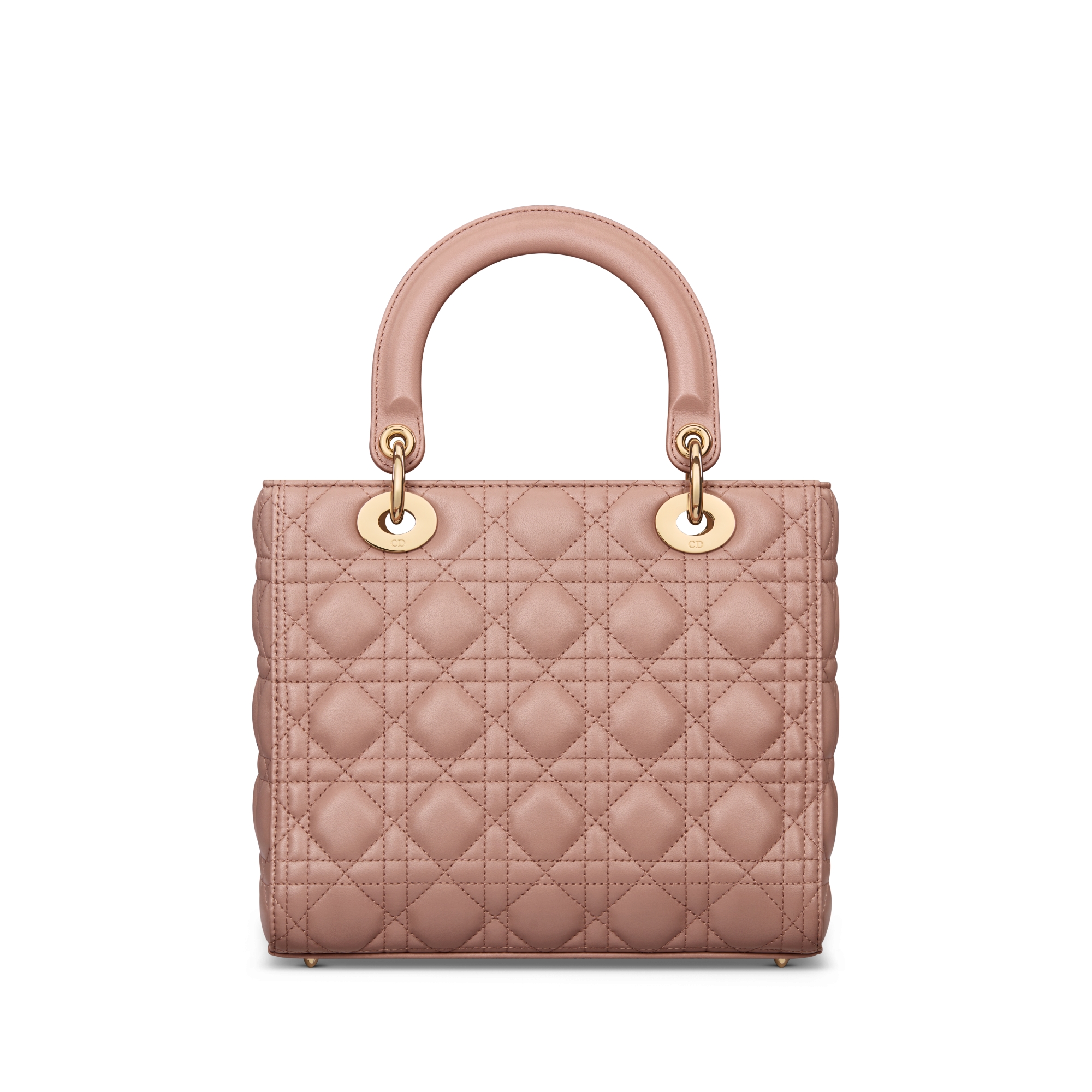 Medium Lady Dior Bag Blush Cannage Lambskin E08