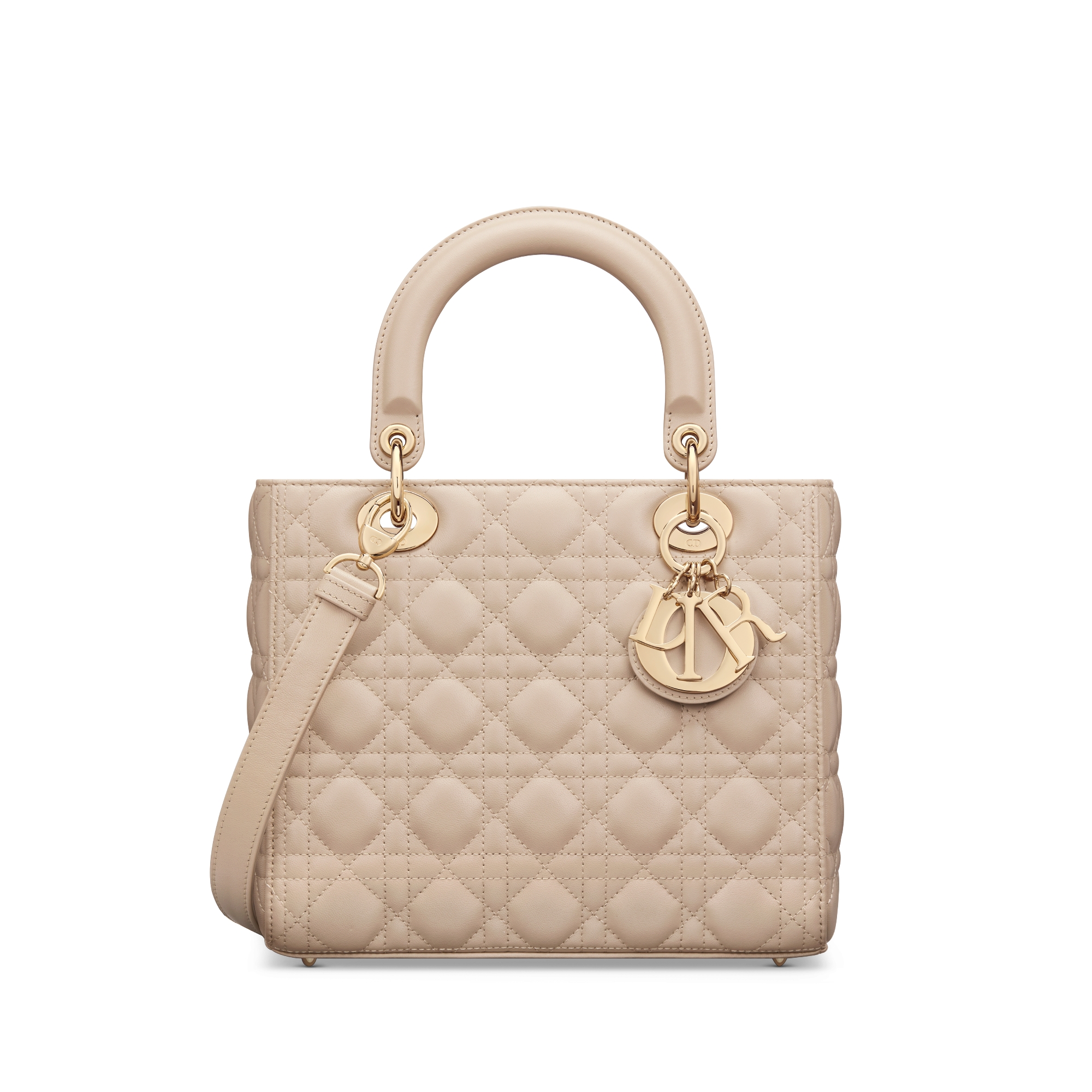 【美品】Diorディオール LADY D-JOY バッグ ミディアム ラムスキン DIOR | Lady D-Joy バッグ ミディアム カナージュ ラムスキン