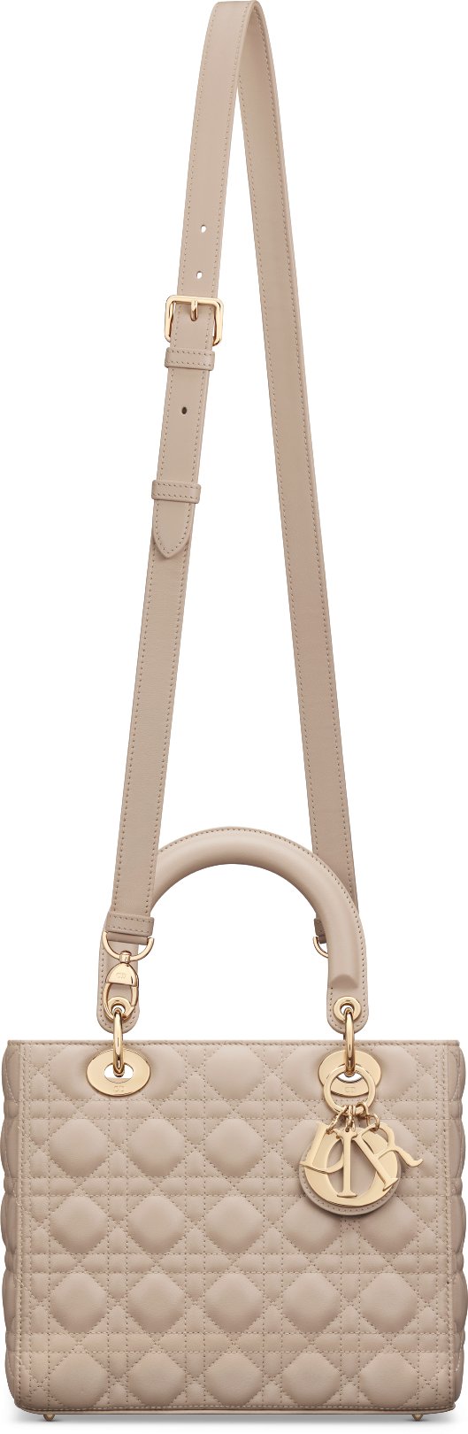 Medium Lady Dior Bag Unfolded view