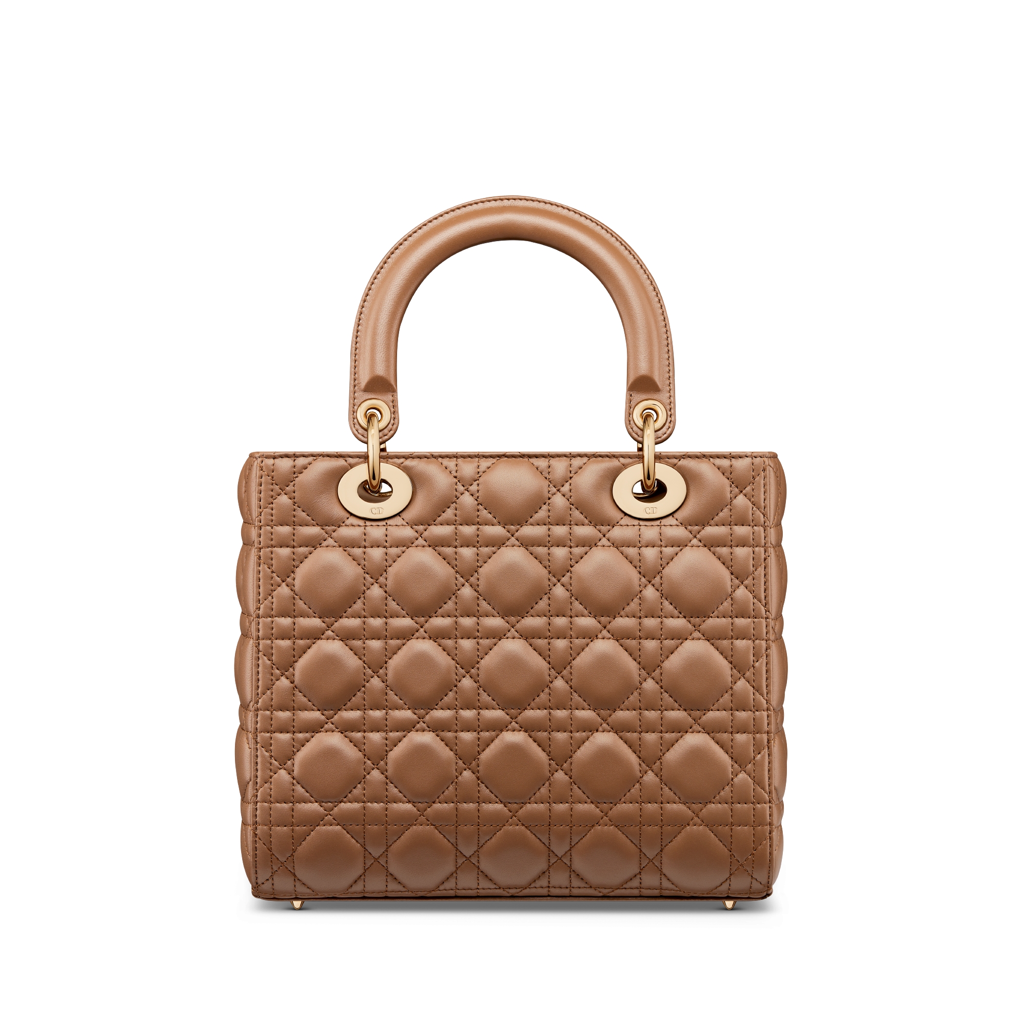 Medium Lady Dior Bag Camel Cannage Lambskin E08