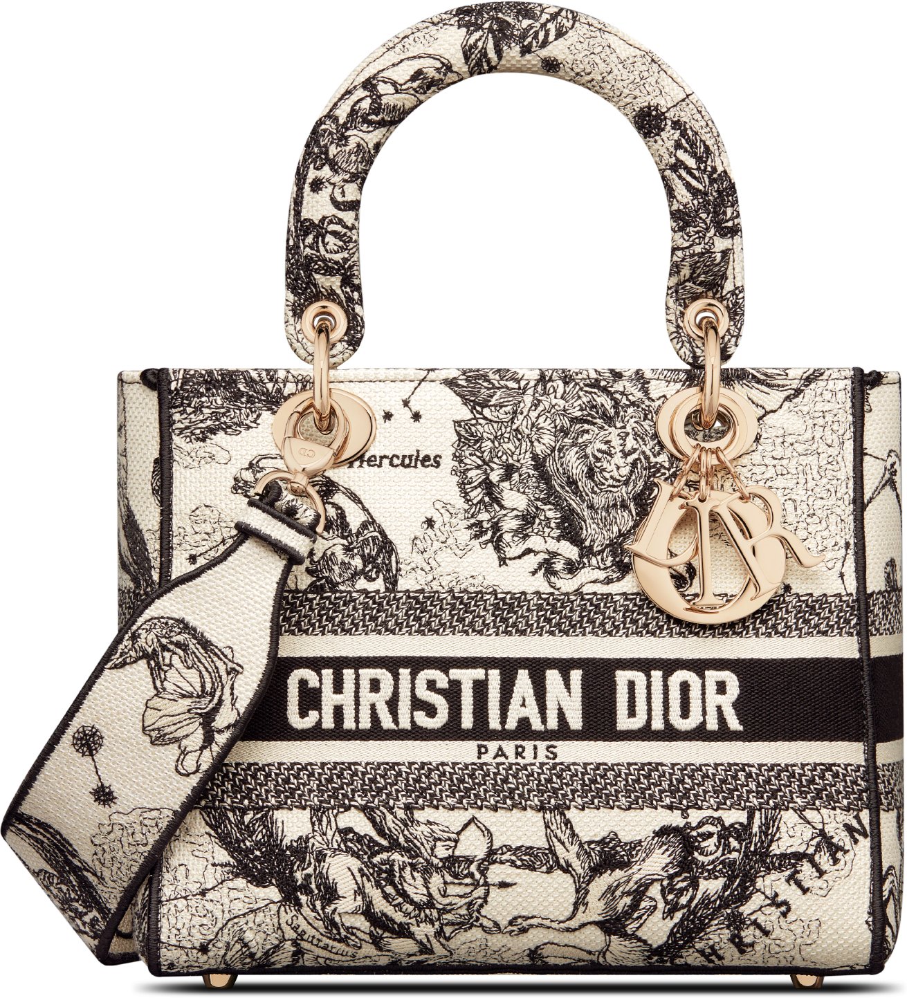 DIOR | CD Navy ピアス メタル & レジンパール