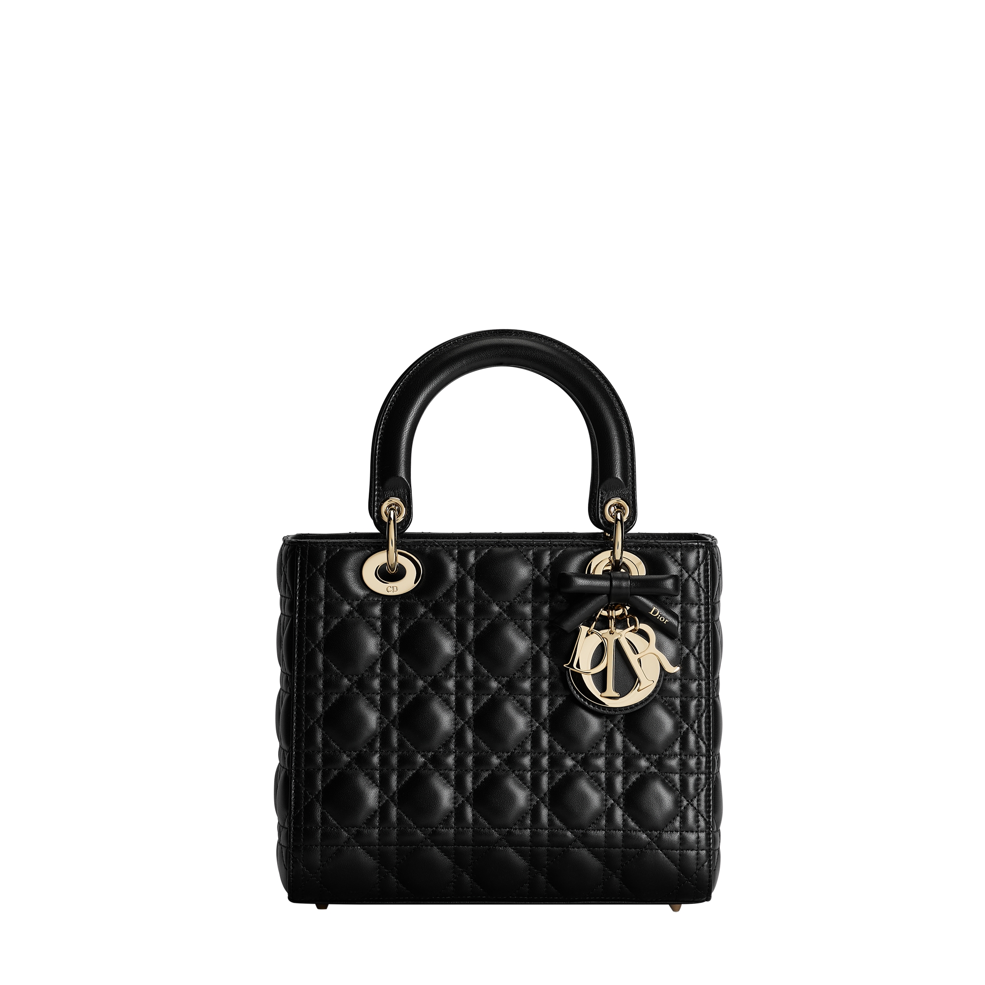  Black Cannage Lambskin