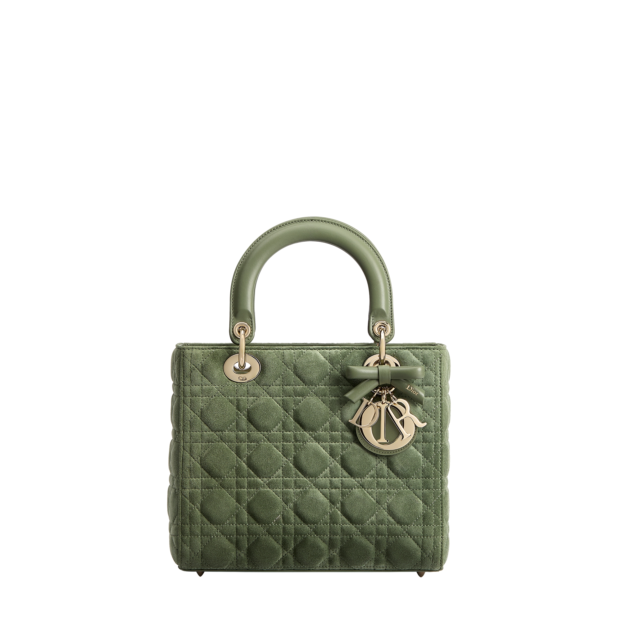 Dior レディディオール　スエード DIOR | Lady Dior バッグ ミディアム カナージュ スエードカーフスキン