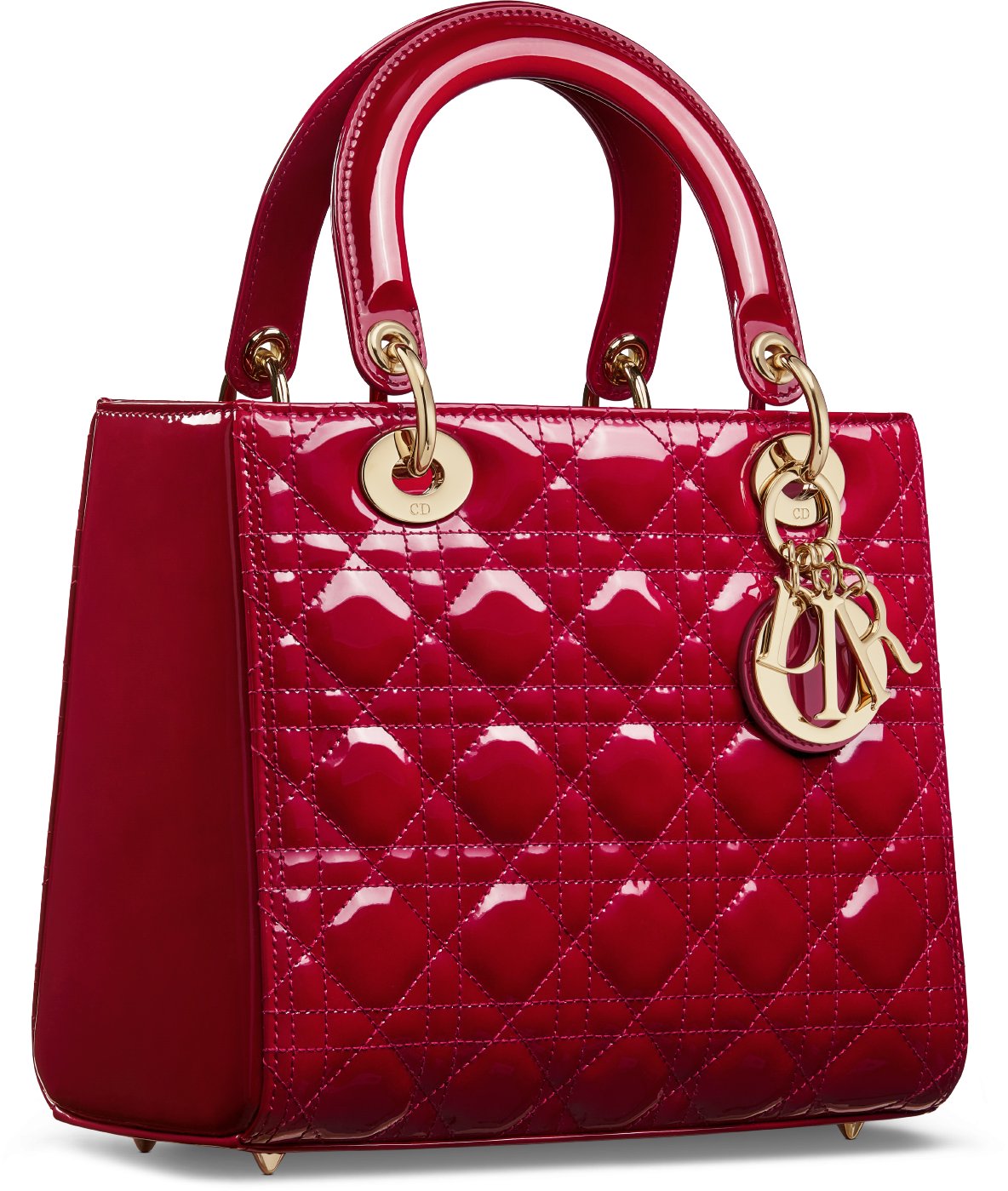 Lady dior medium red discount