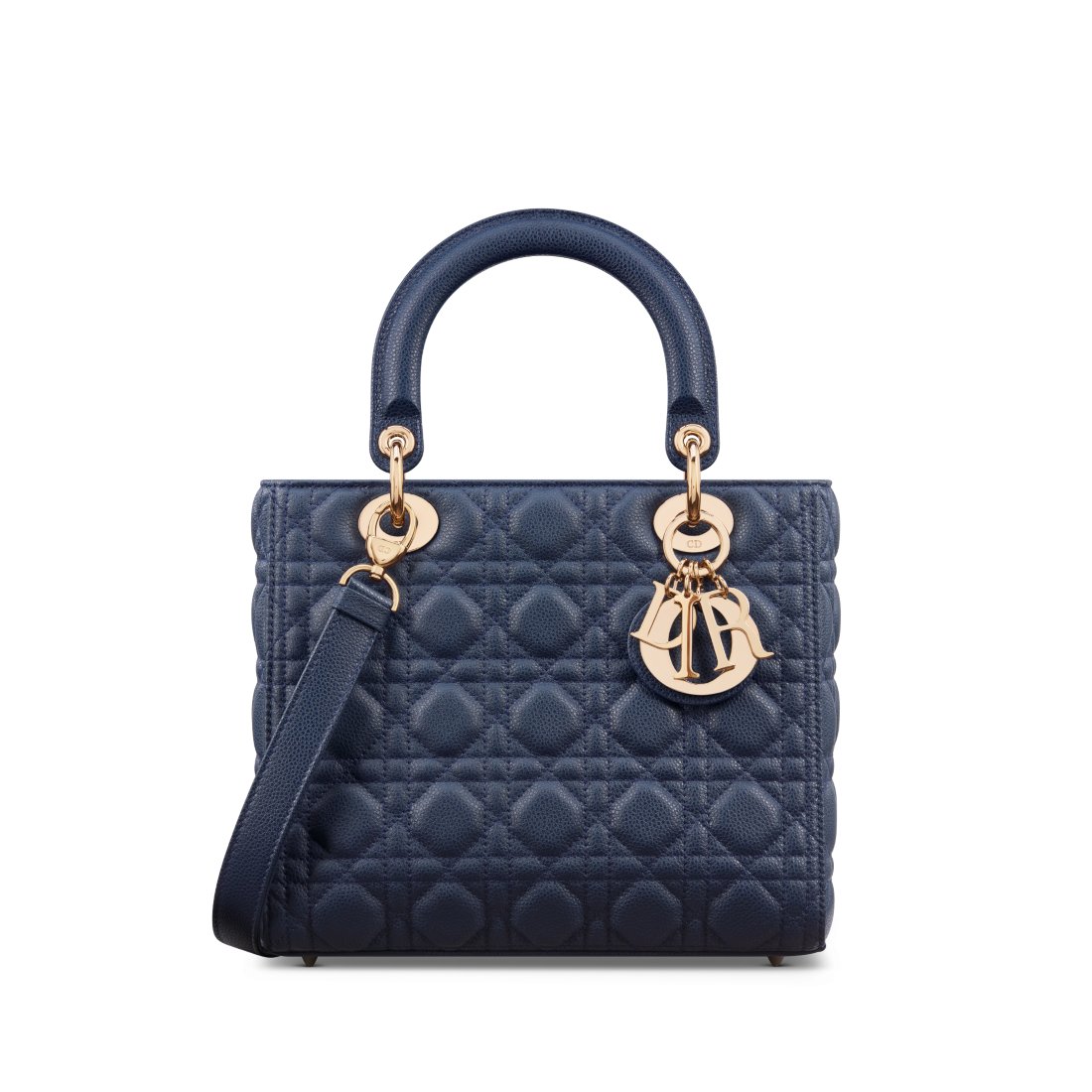 Deep Ocean Blue Medium Lady Dior