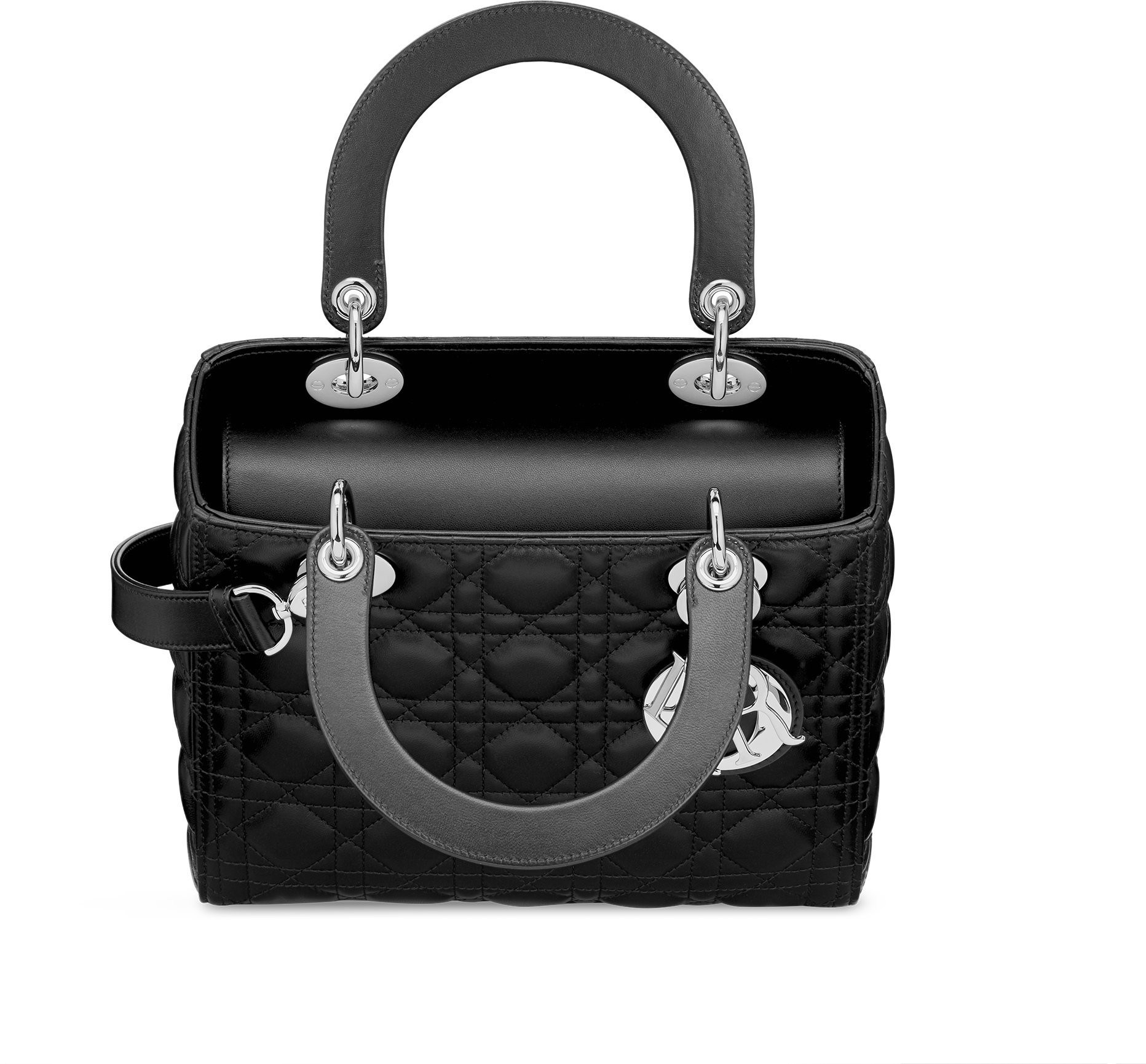 Lady dior bag in black lambskin 2025