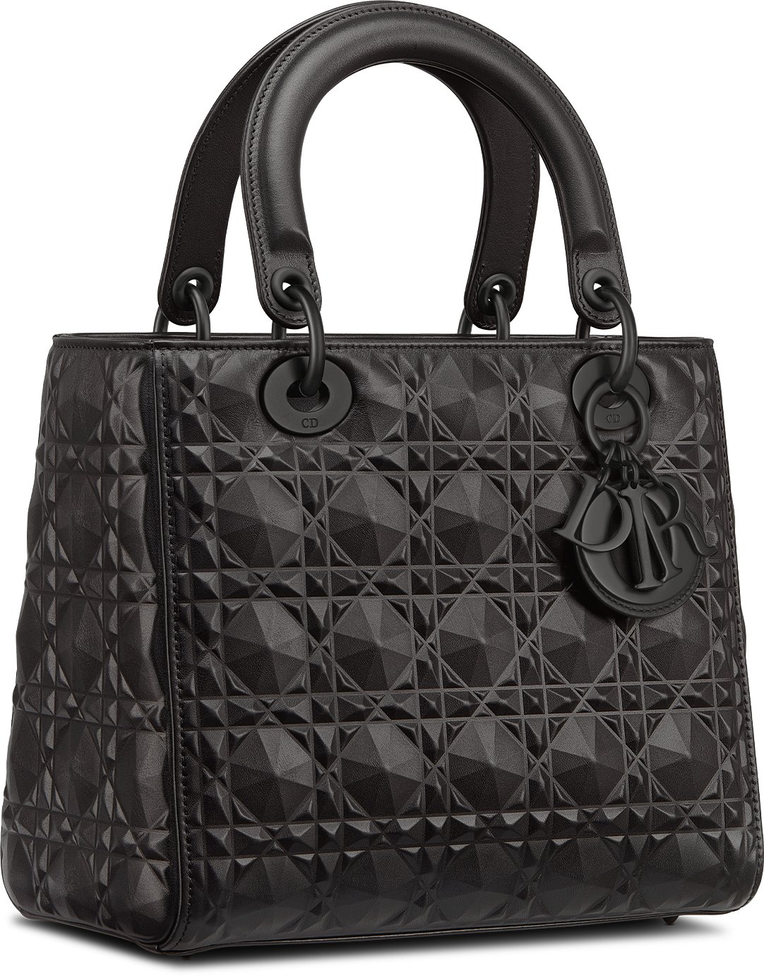 Dior matte black lady dior cheap