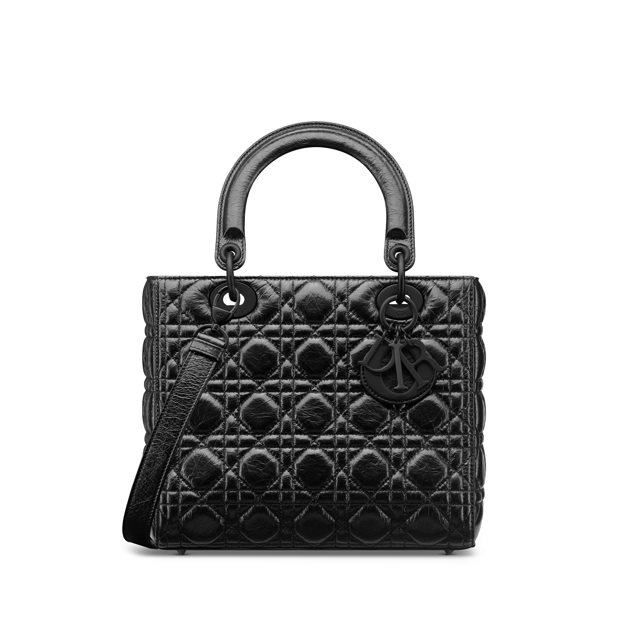 Dior Lady Dior ハンドバッグ ブラック　ミディアム Mini Lady D-Joy Bag Black Cannage Lambskin | DIOR