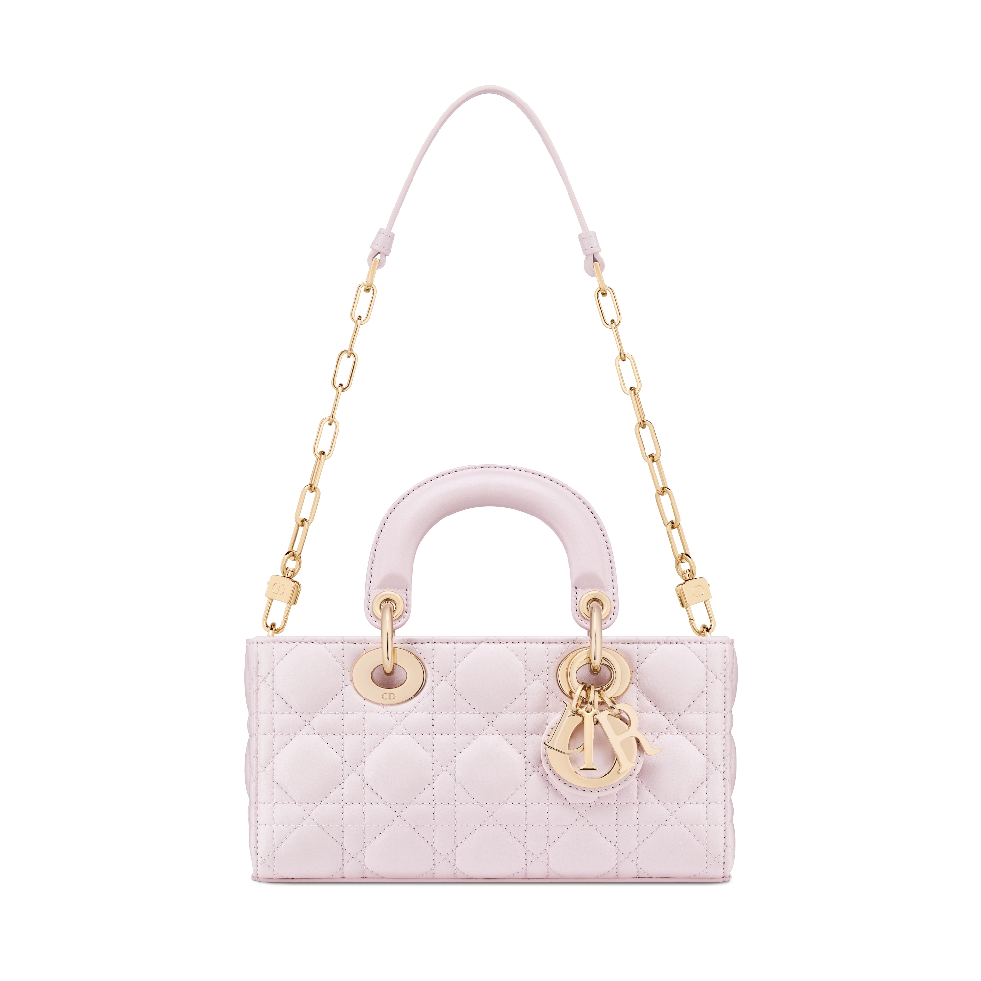 Lady D-Joy 스몰 백 블러쉬 핑크 까나쥬 양가죽 E10