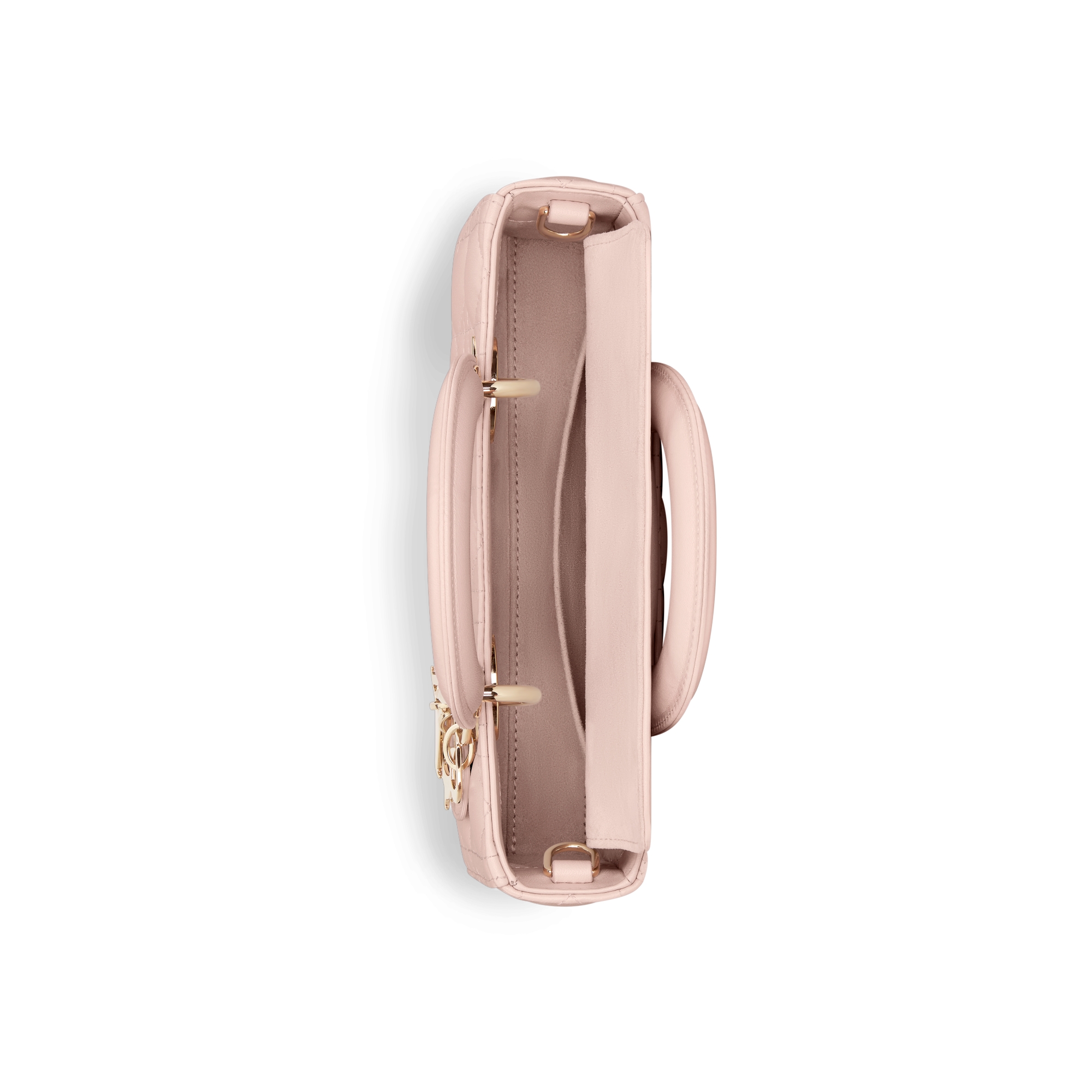 Small Lady D-Joy Bag Powder Pink Cannage Lambskin E06