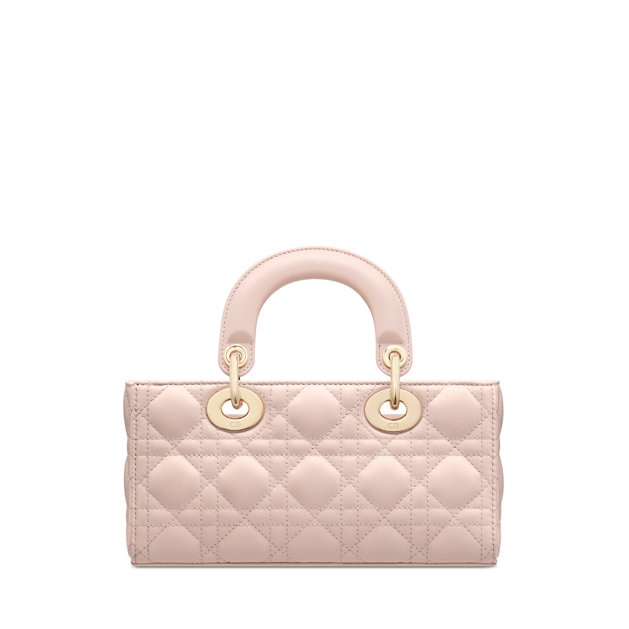 Small Lady D-Joy Bag Powder Pink Cannage Lambskin E08
