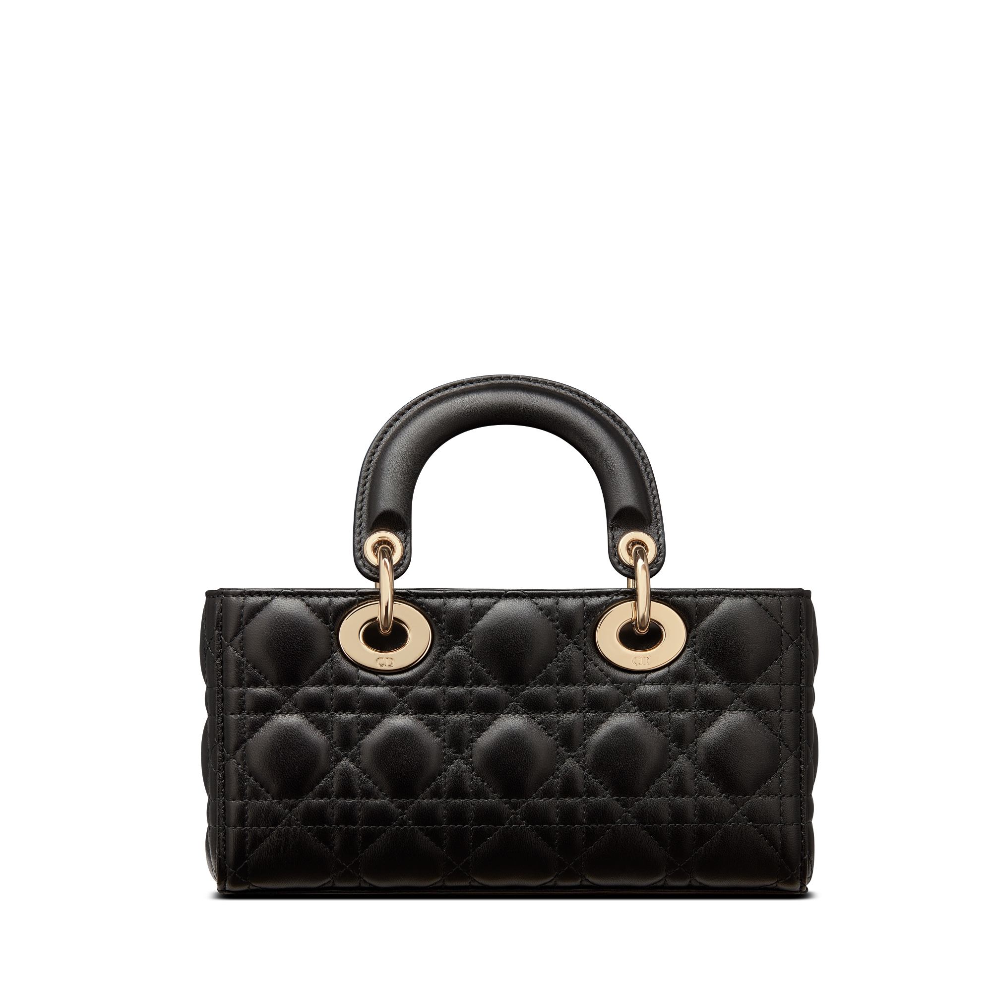 Small Lady D-Joy Bag Black Cannage Lambskin E08