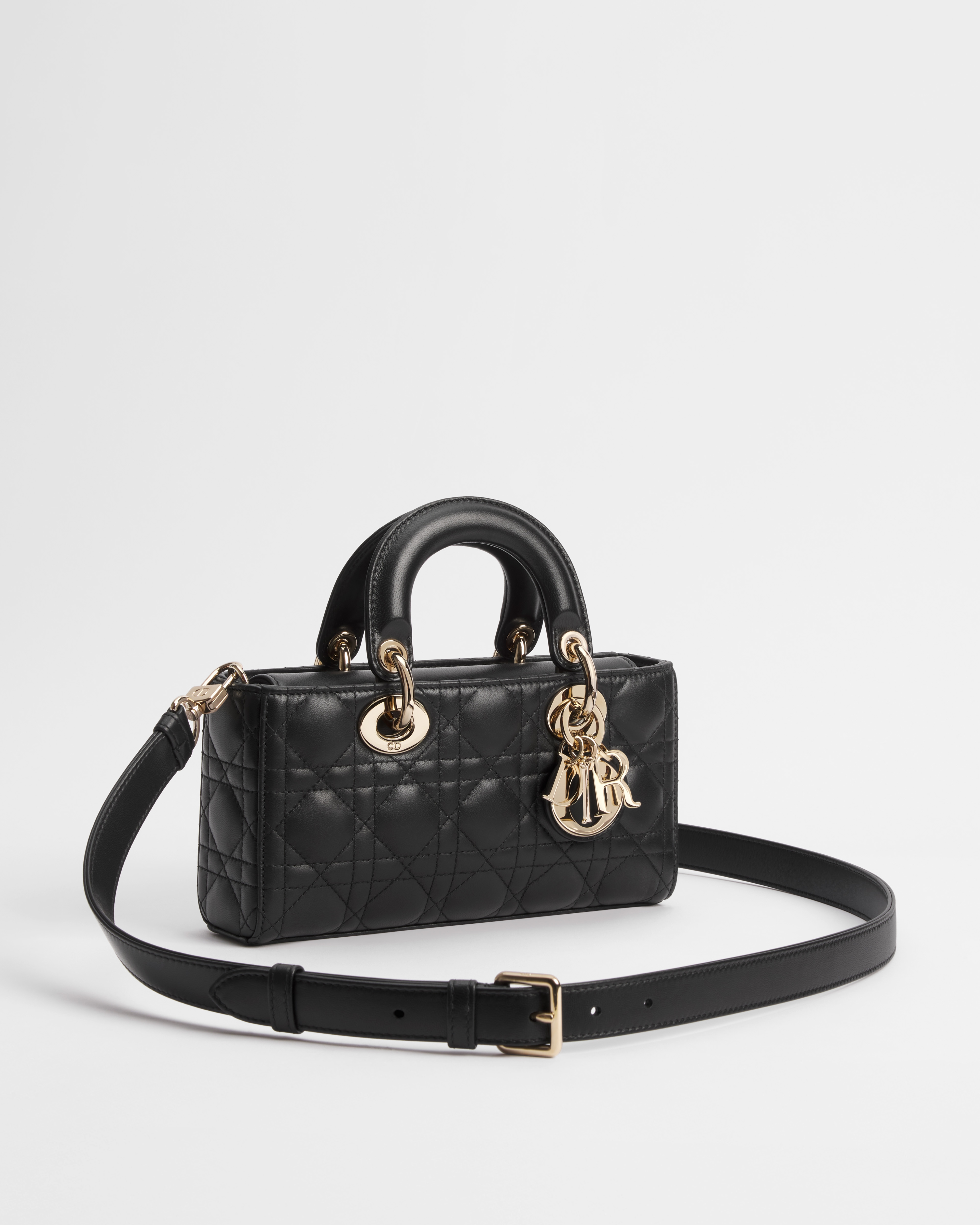 Lady D-Joy バッグ スモール カナージュ ラムスキン E03