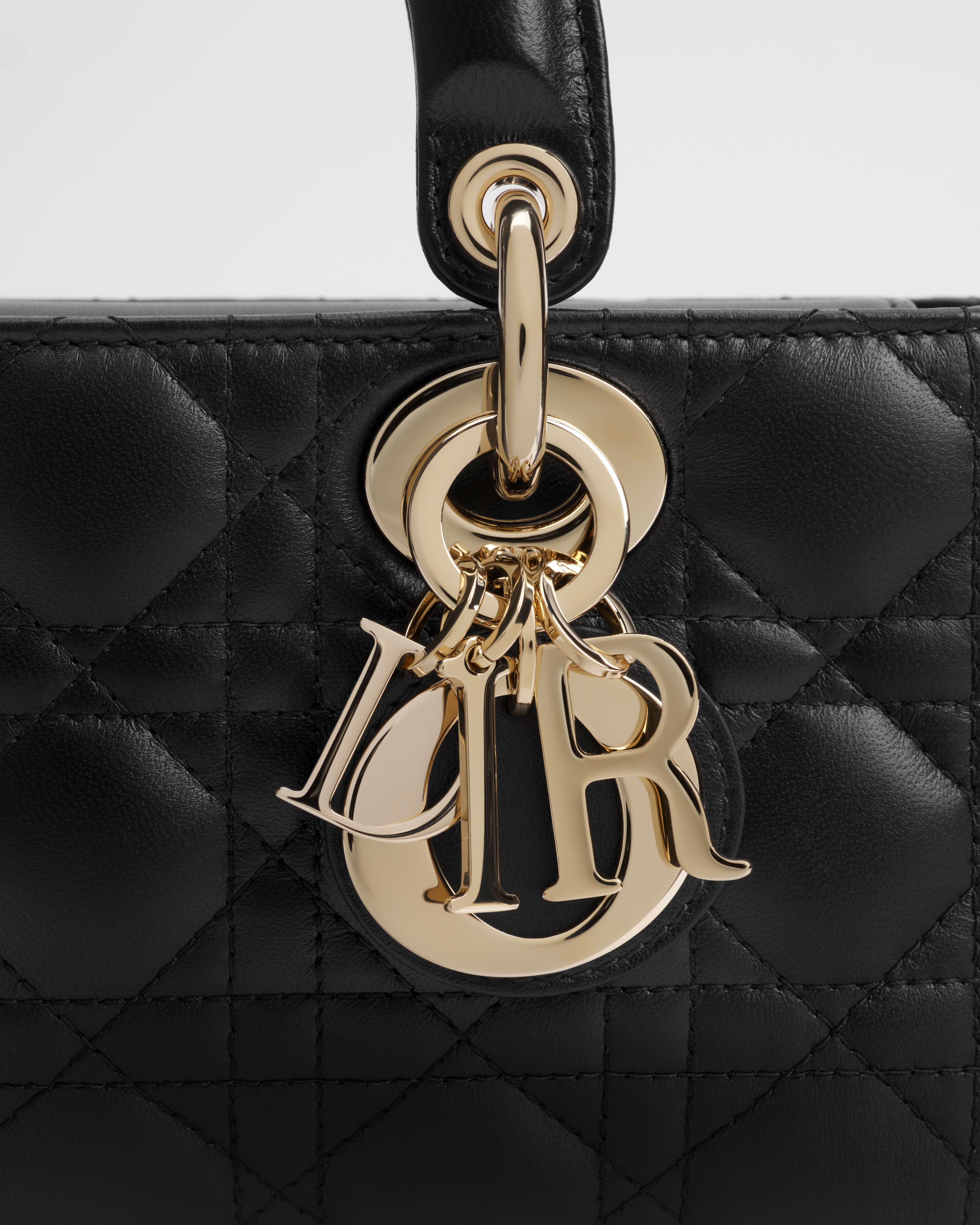 Lady D-Joy バッグ スモール カナージュ ラムスキン E09