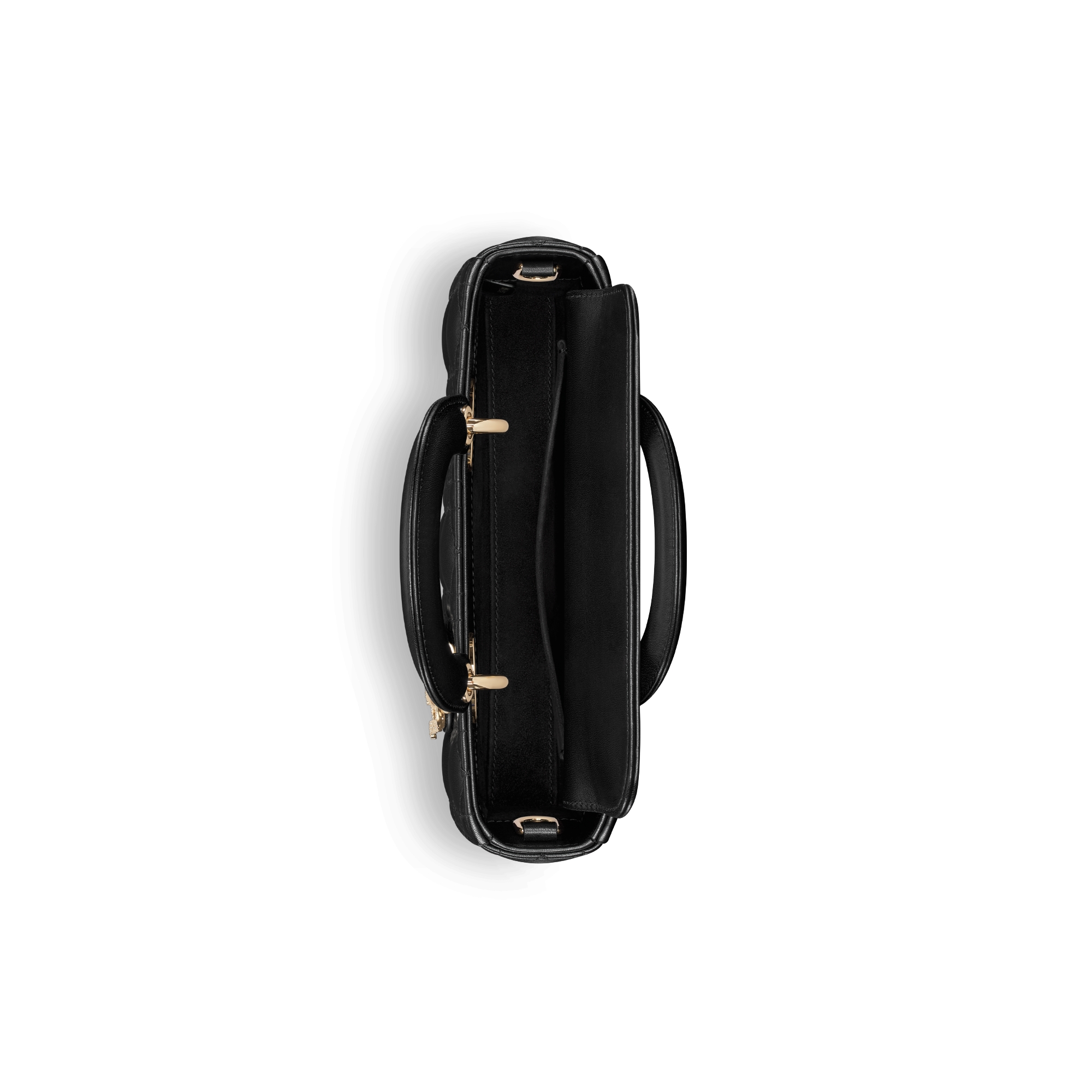 Small Lady D-Joy Bag Black Cannage Lambskin E06