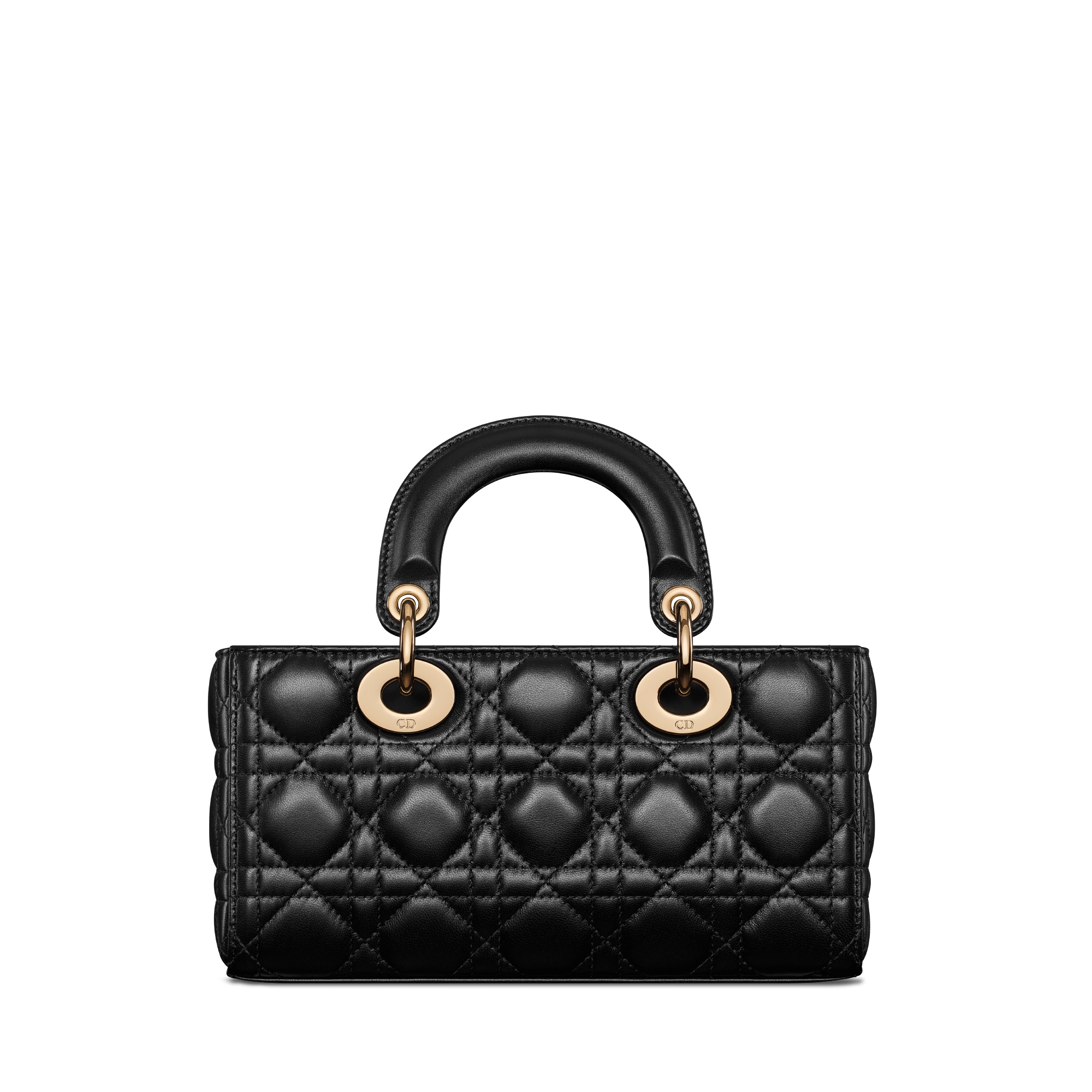 Small Lady D-Joy Bag Black Cannage Lambskin E08