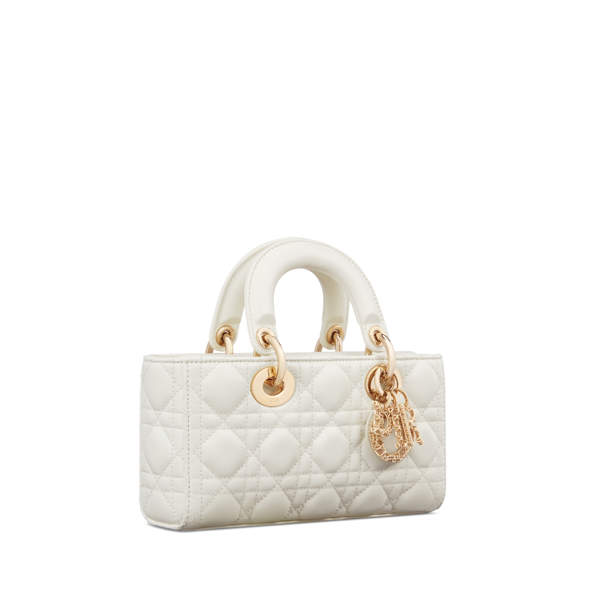 Lady D-Joy バッグ スモール カナージュ ラムスキン E03