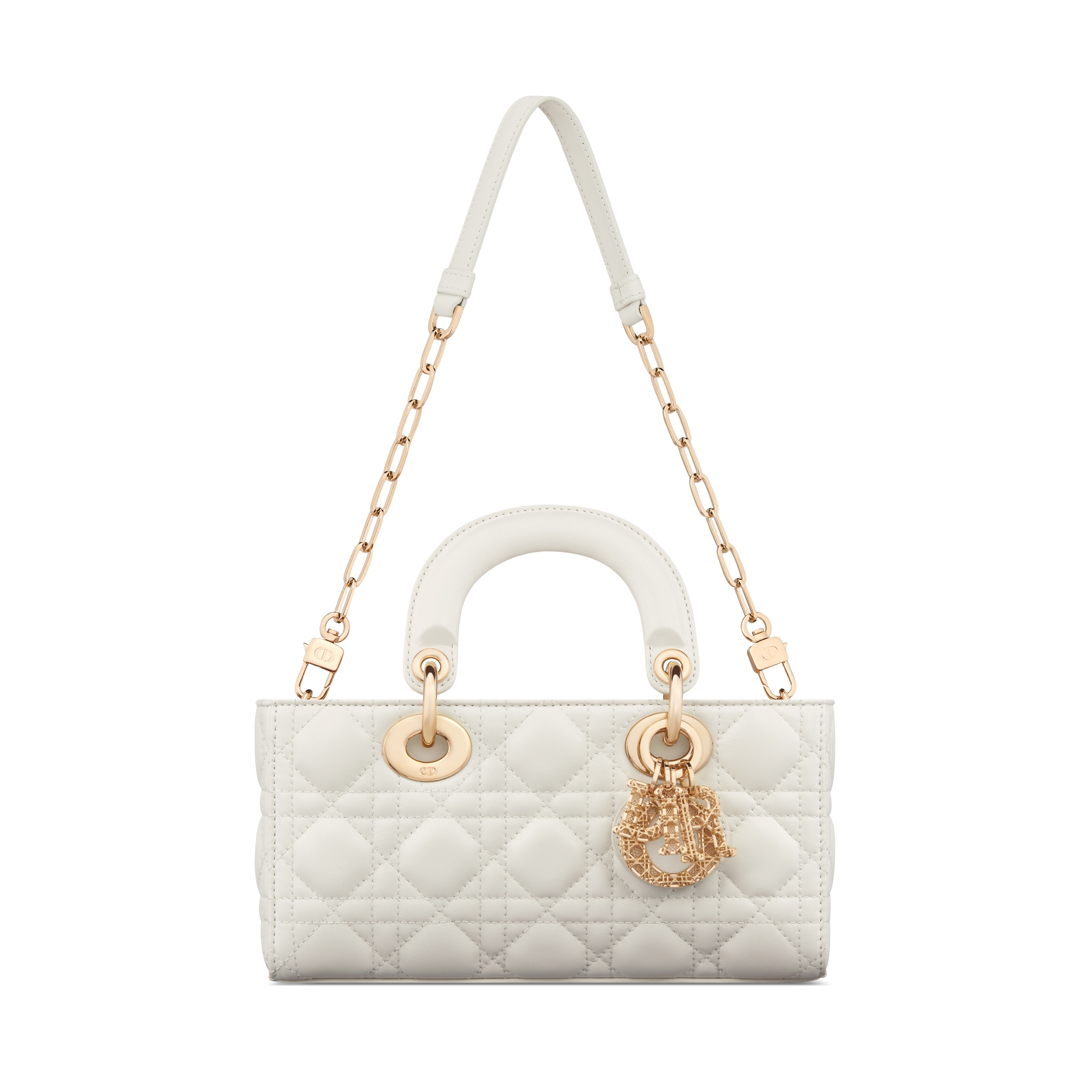 Lady D-Joy バッグ スモール カナージュ ラムスキン E10