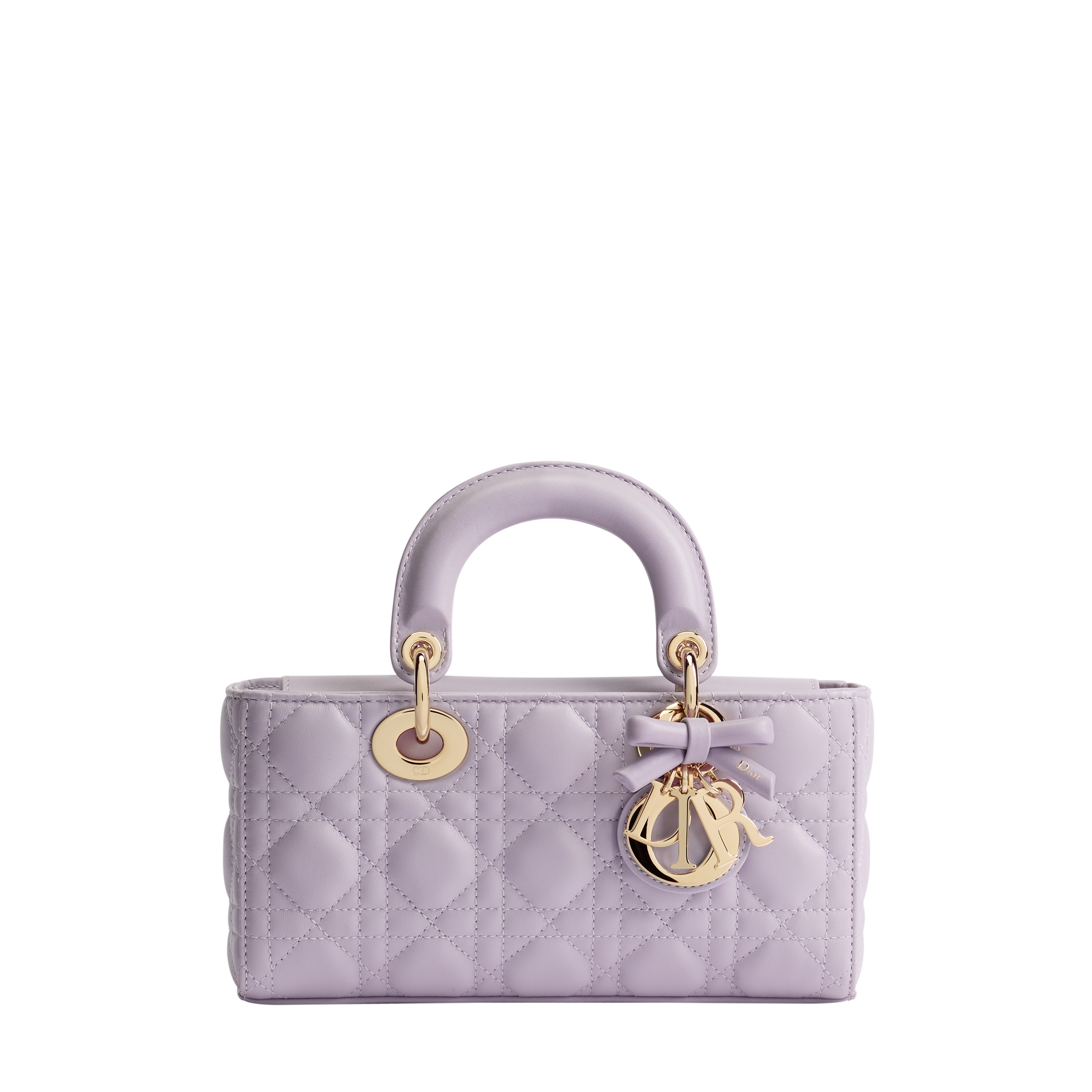 Small Lady D-Joy Bag Lilas Cannage Lambskin | DIOR
