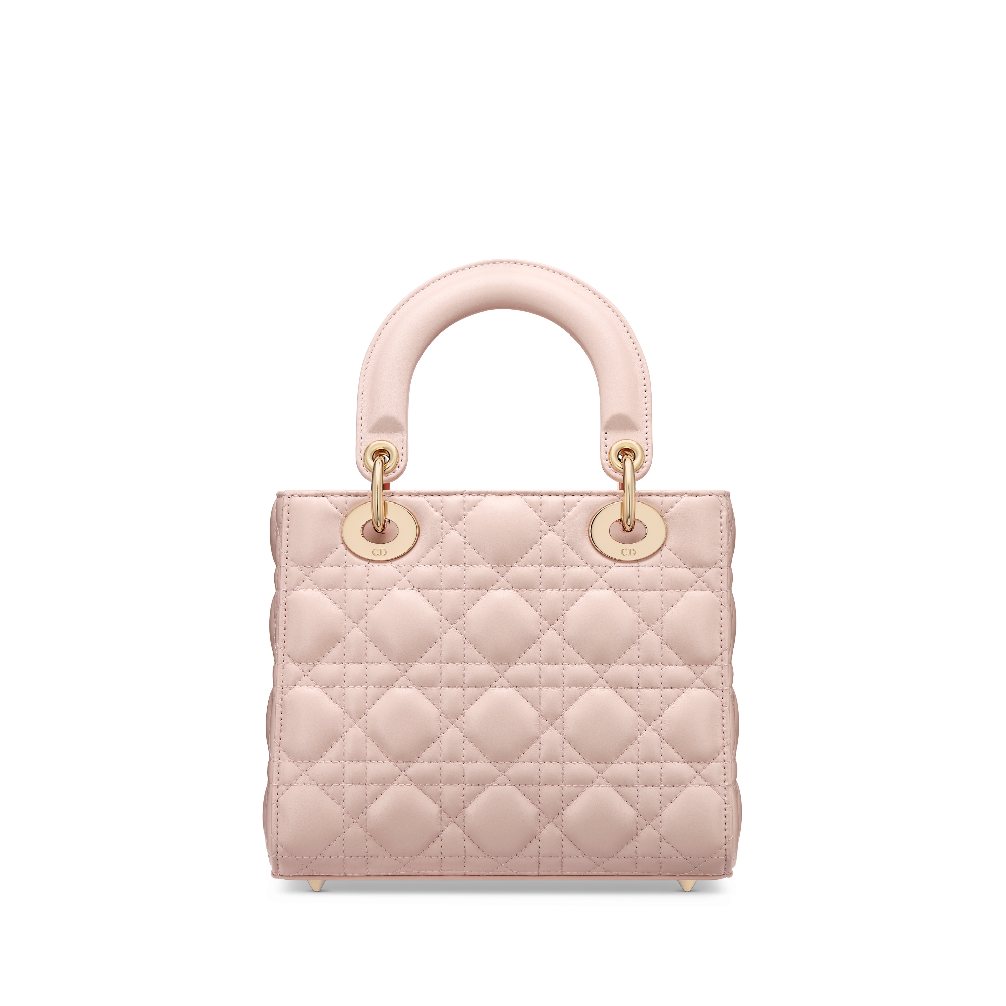 Small Lady Dior Bag Powder Pink Cannage Lambskin E08