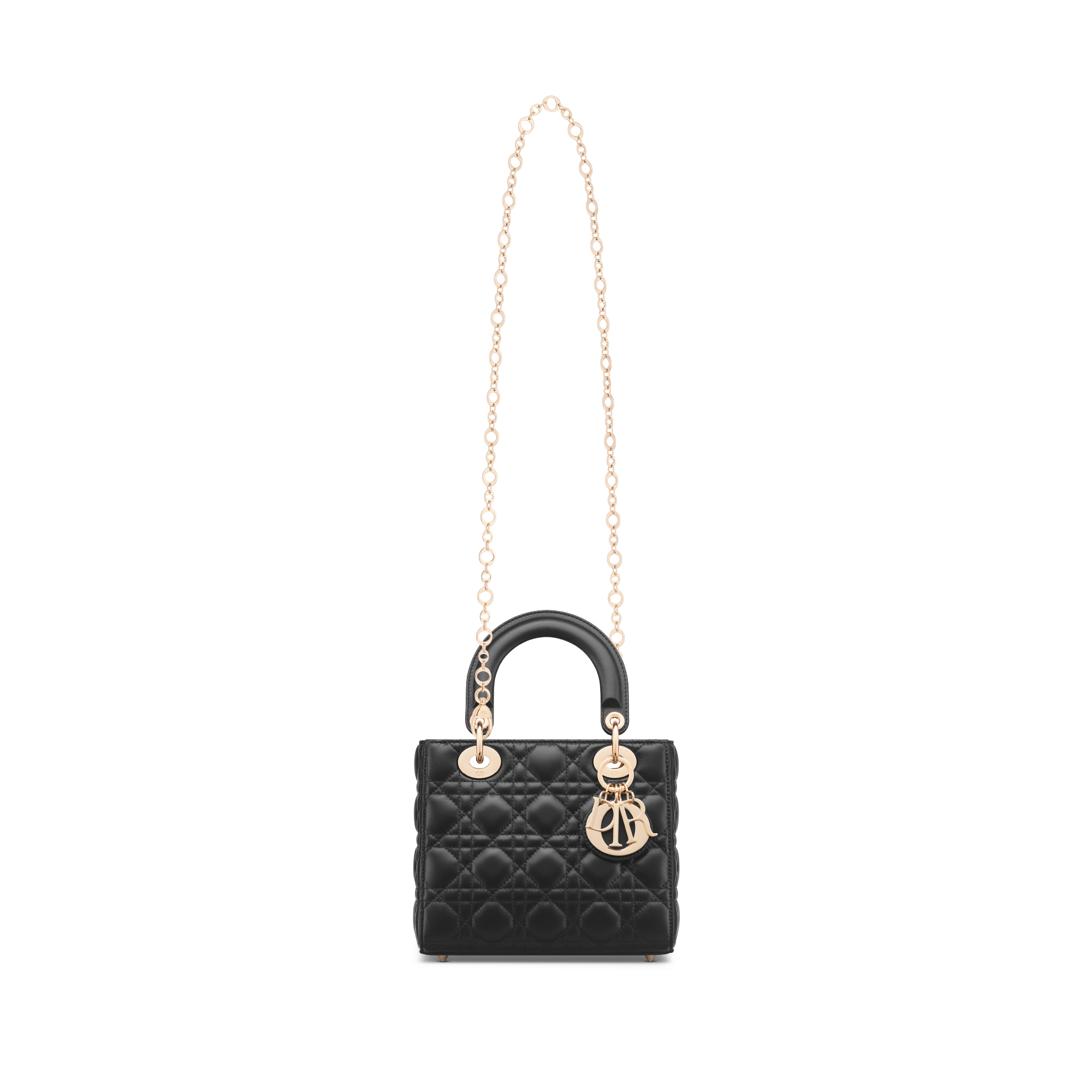 Small Lady Dior Bag Black Cannage Lambskin E07