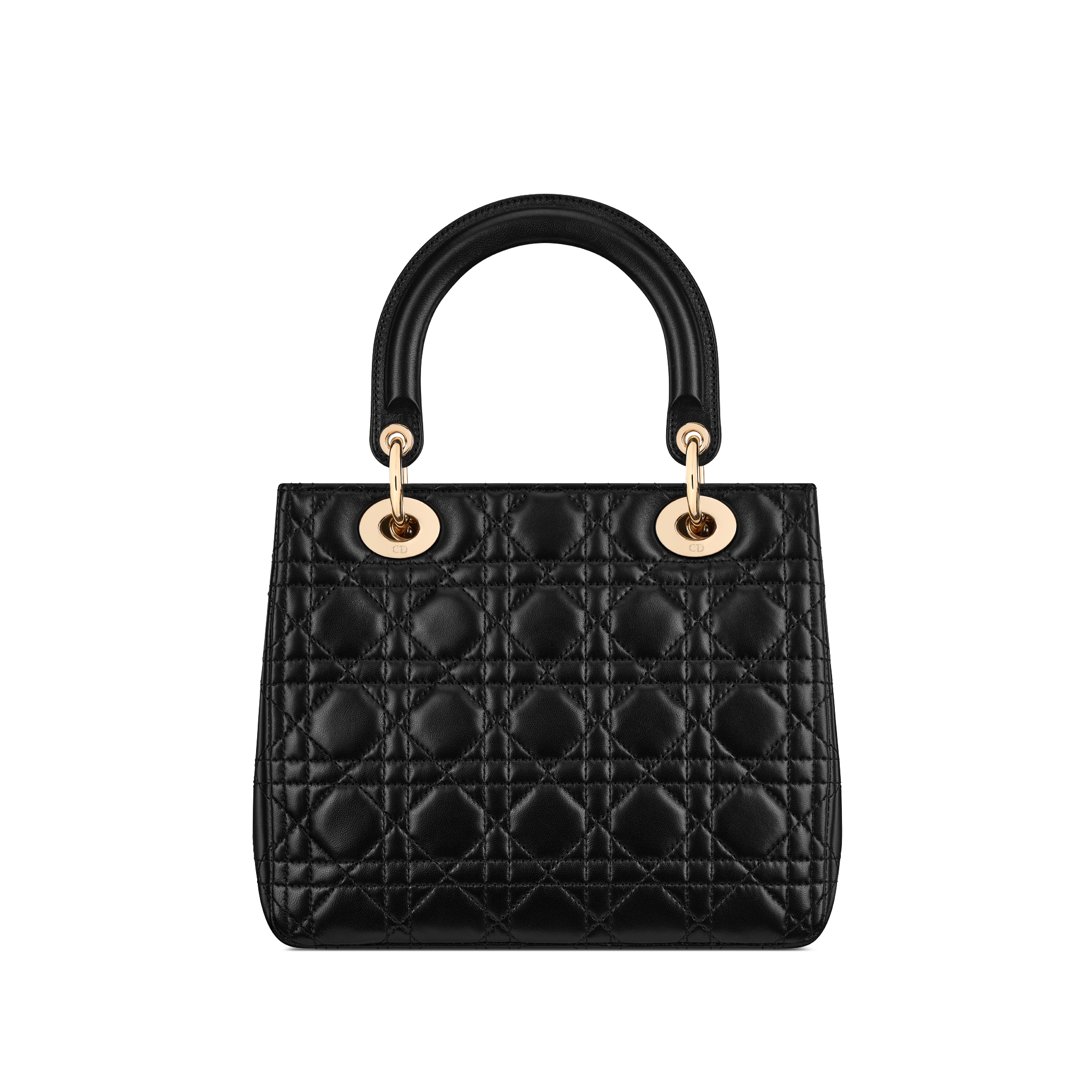 Cristian Dior ハンドバッグ DIOR | Lady Dior ソフトバッグ ミディアム ハニーラムレザー