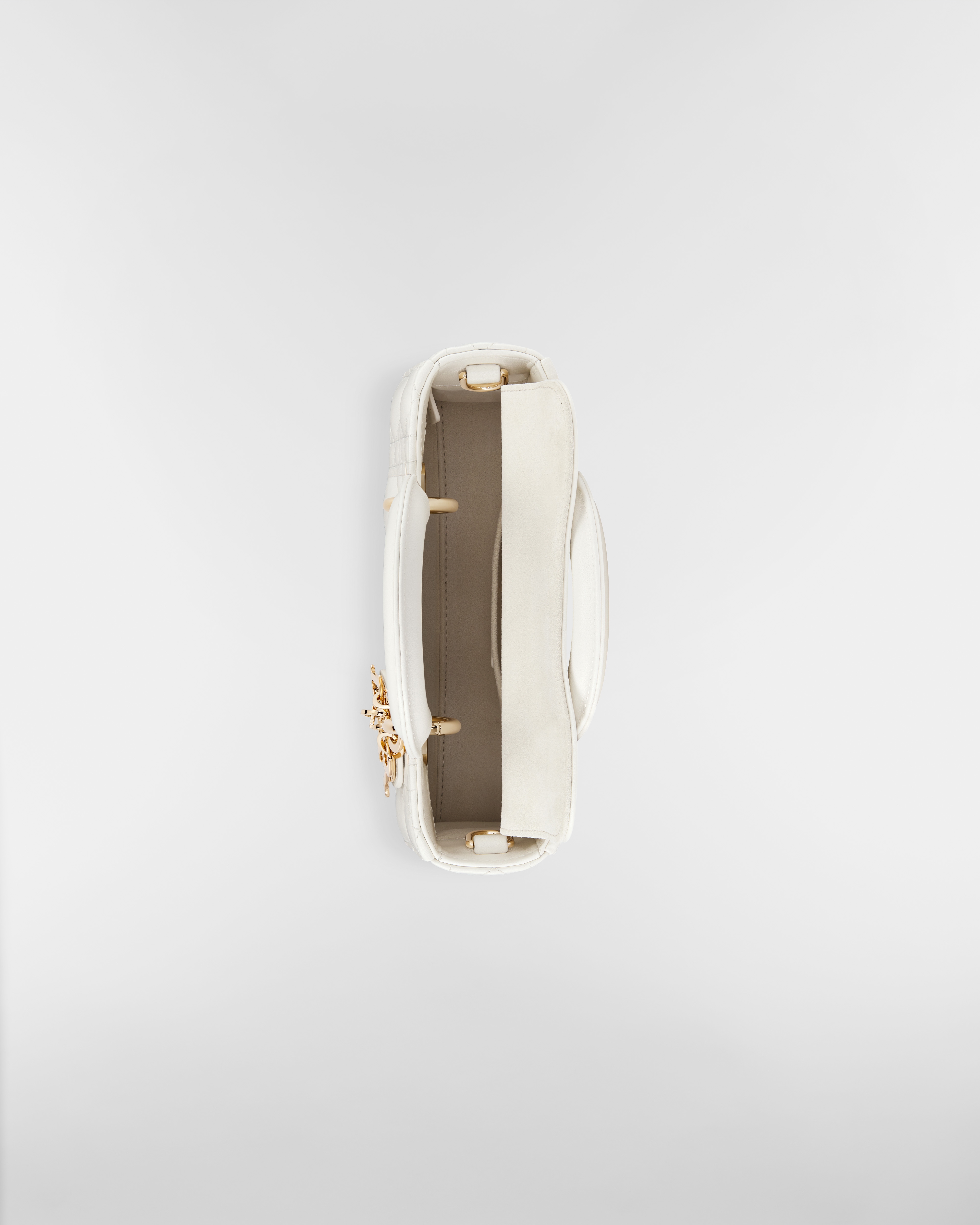 Bolso mini Lady D-Joy Piel de cordero Cannage latte E06