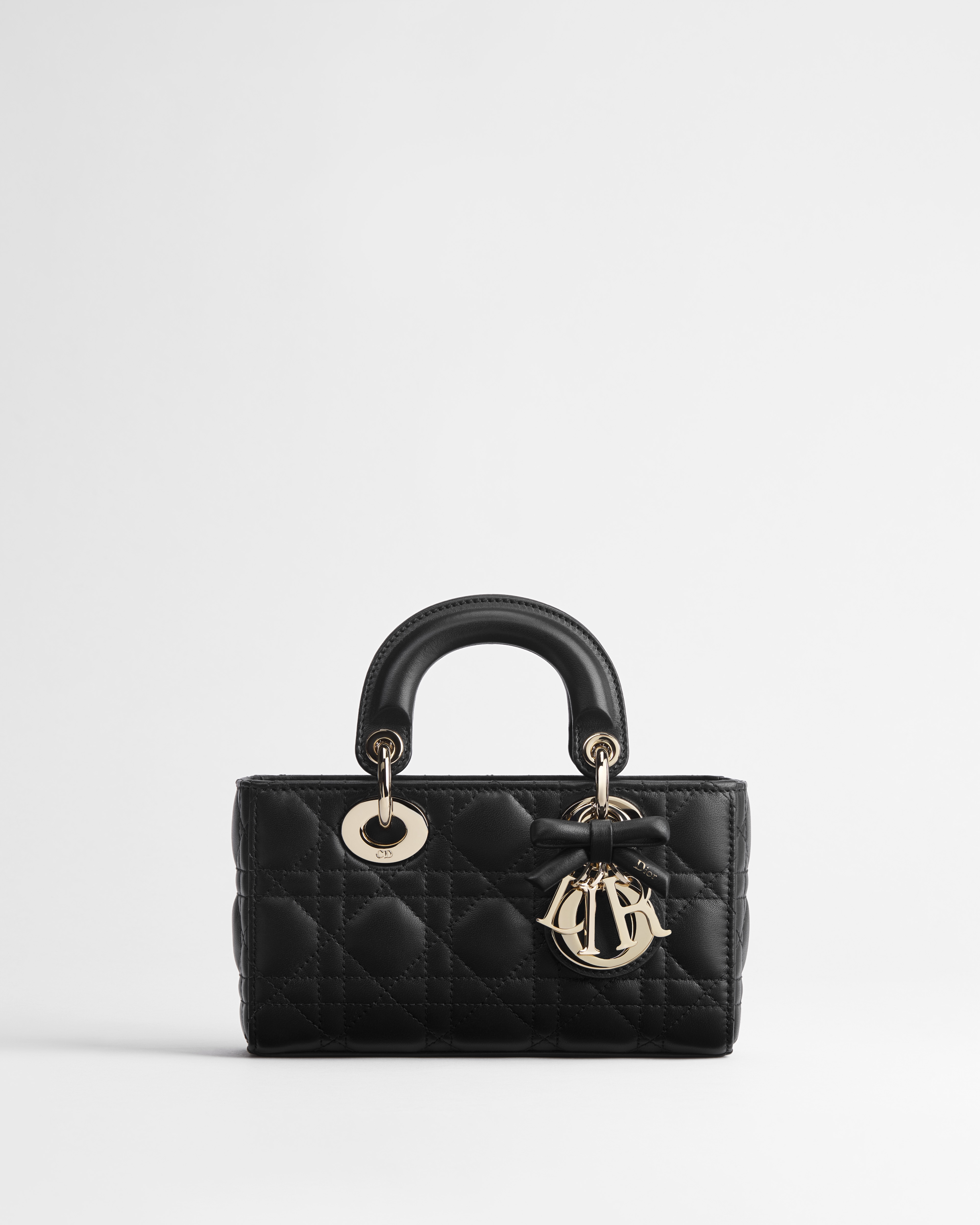 Mini Lady D-Joy Bag Black Cannage Lambskin E01