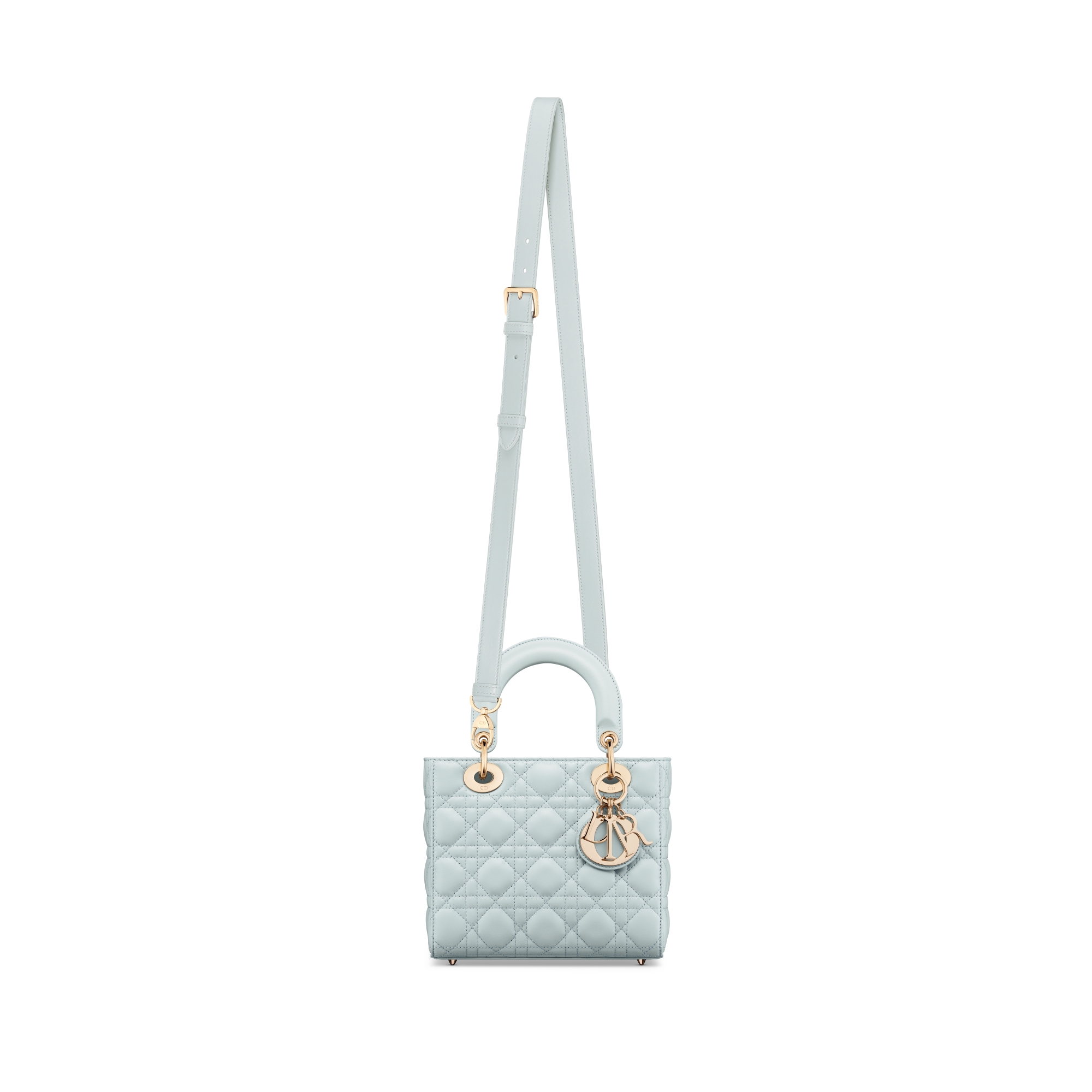 My Lady Dior and I Bag Placid Blue Cannage Lambskin E07