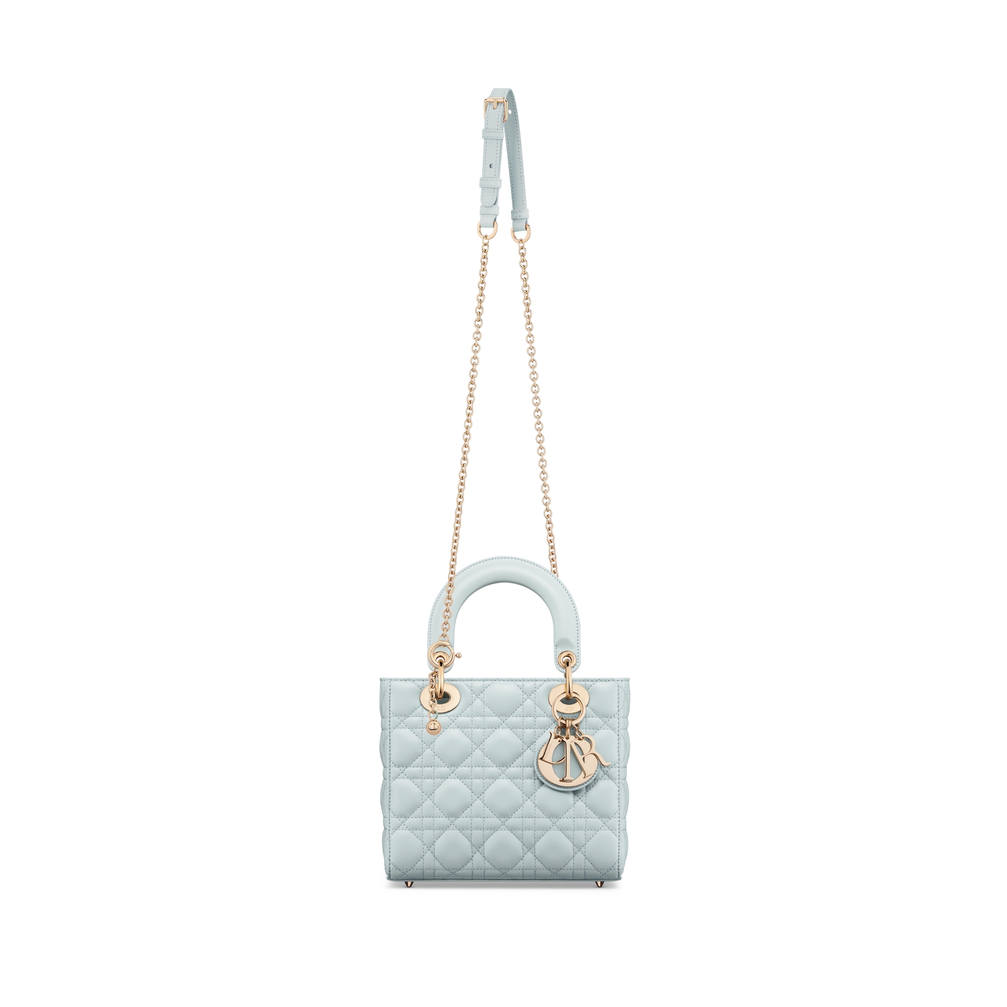 My Lady Dior and I Bag Placid Blue Cannage Lambskin E10