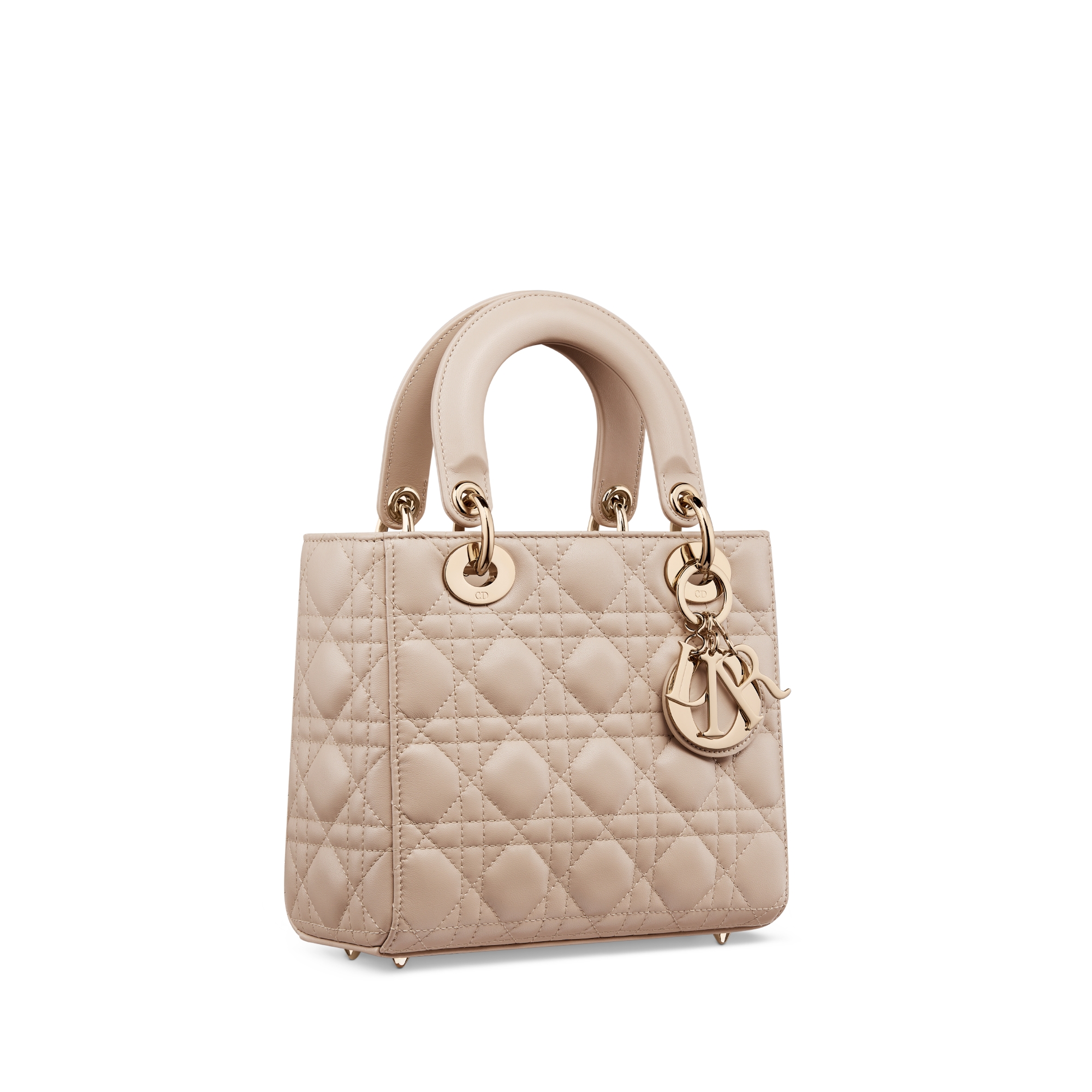 My Lady Dior and I Bag Powder Beige Cannage Lambskin E03