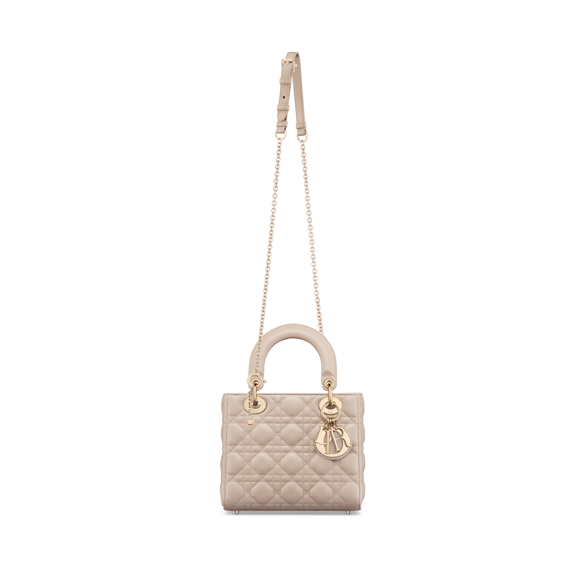 My Lady Dior and I Bag Powder Beige Cannage Lambskin E10