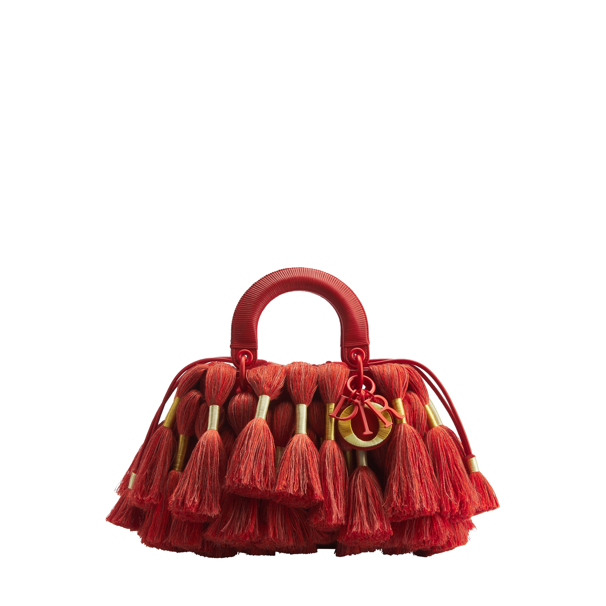  Kalbsleder in Rot mit Quasten