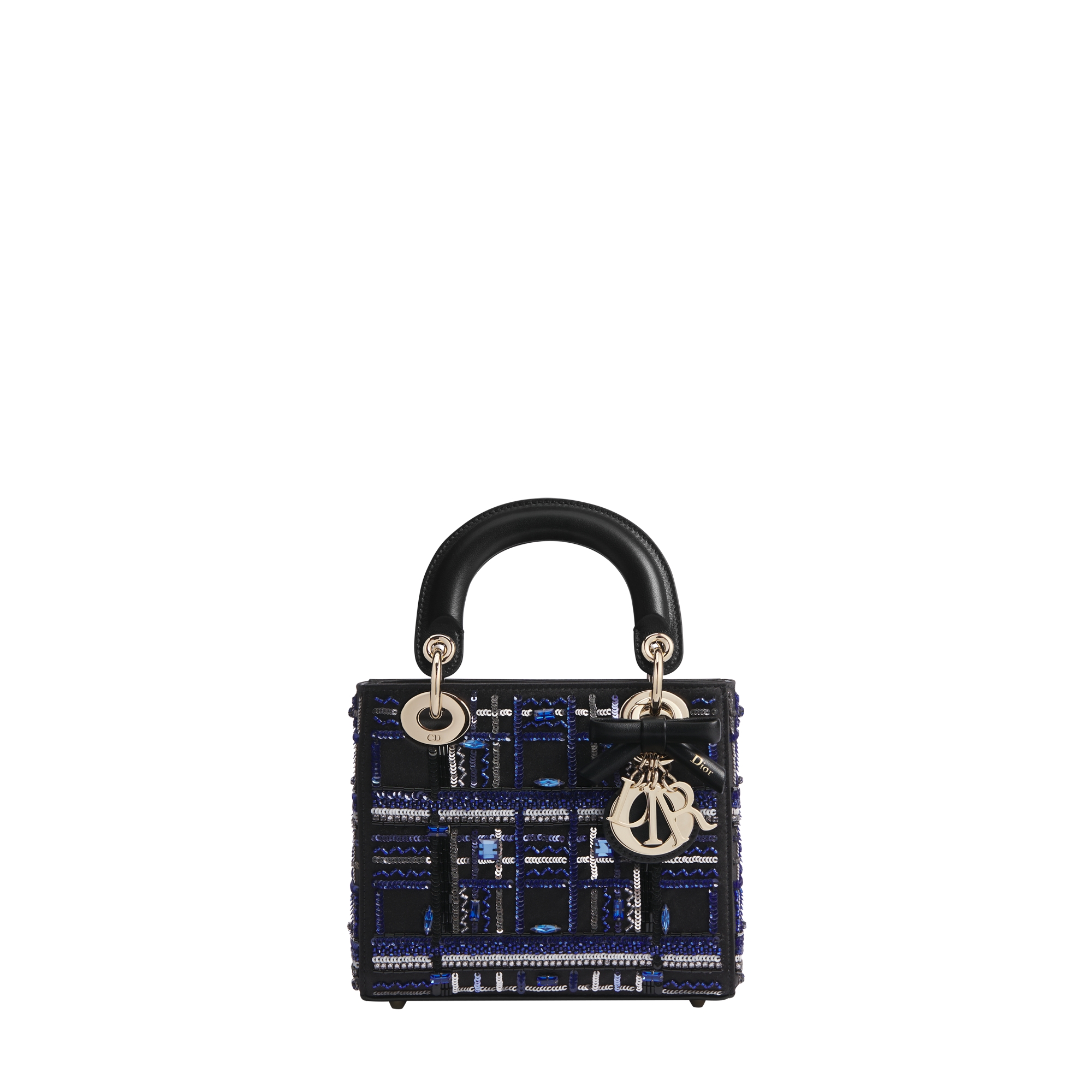 DIOR | Lady Dior チェーンバッグ ミニ Check'n'Dior エンブロイダリー