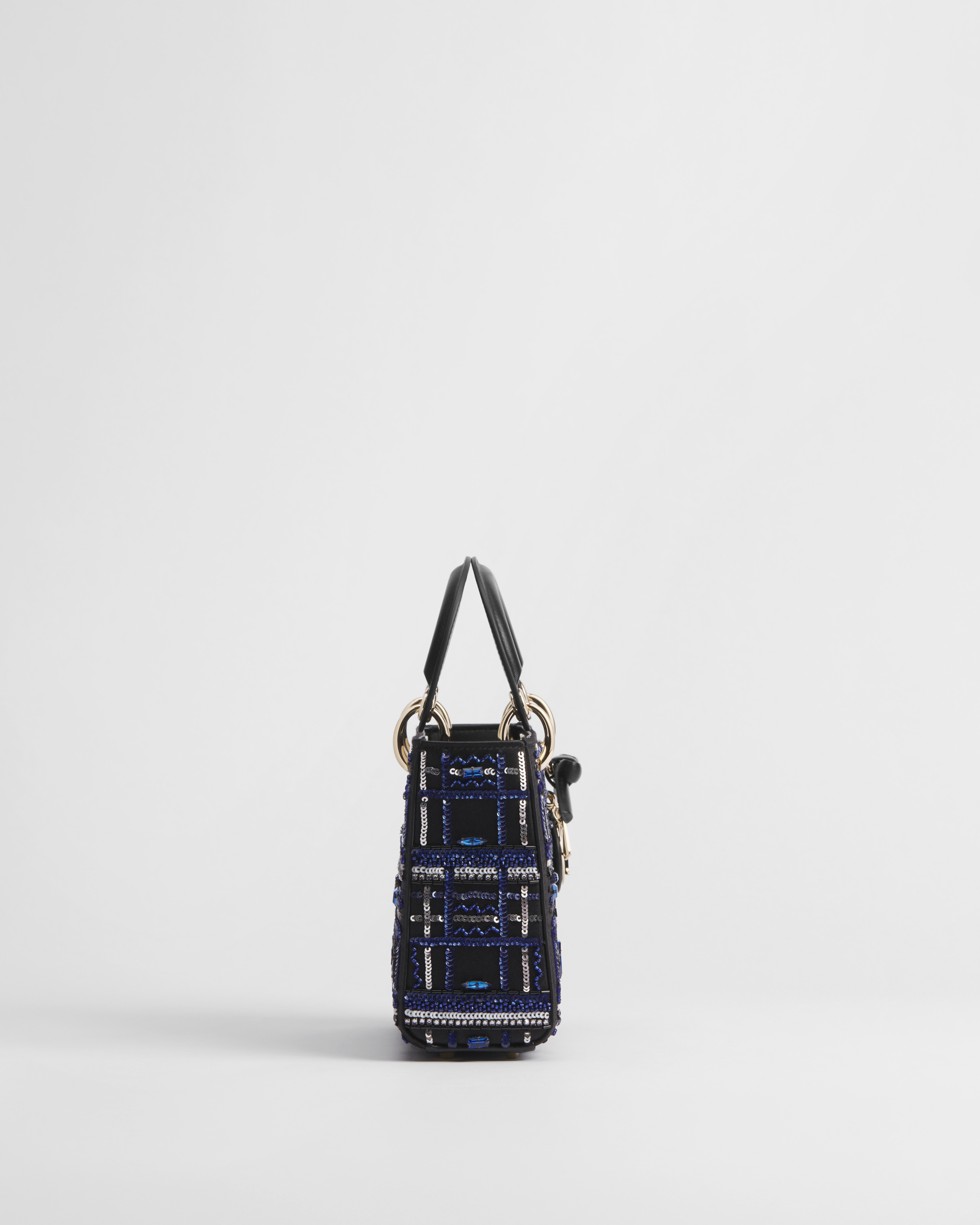 DIOR | Lady Dior チェーンバッグ ミニ Check'n'Dior エンブロイダリー