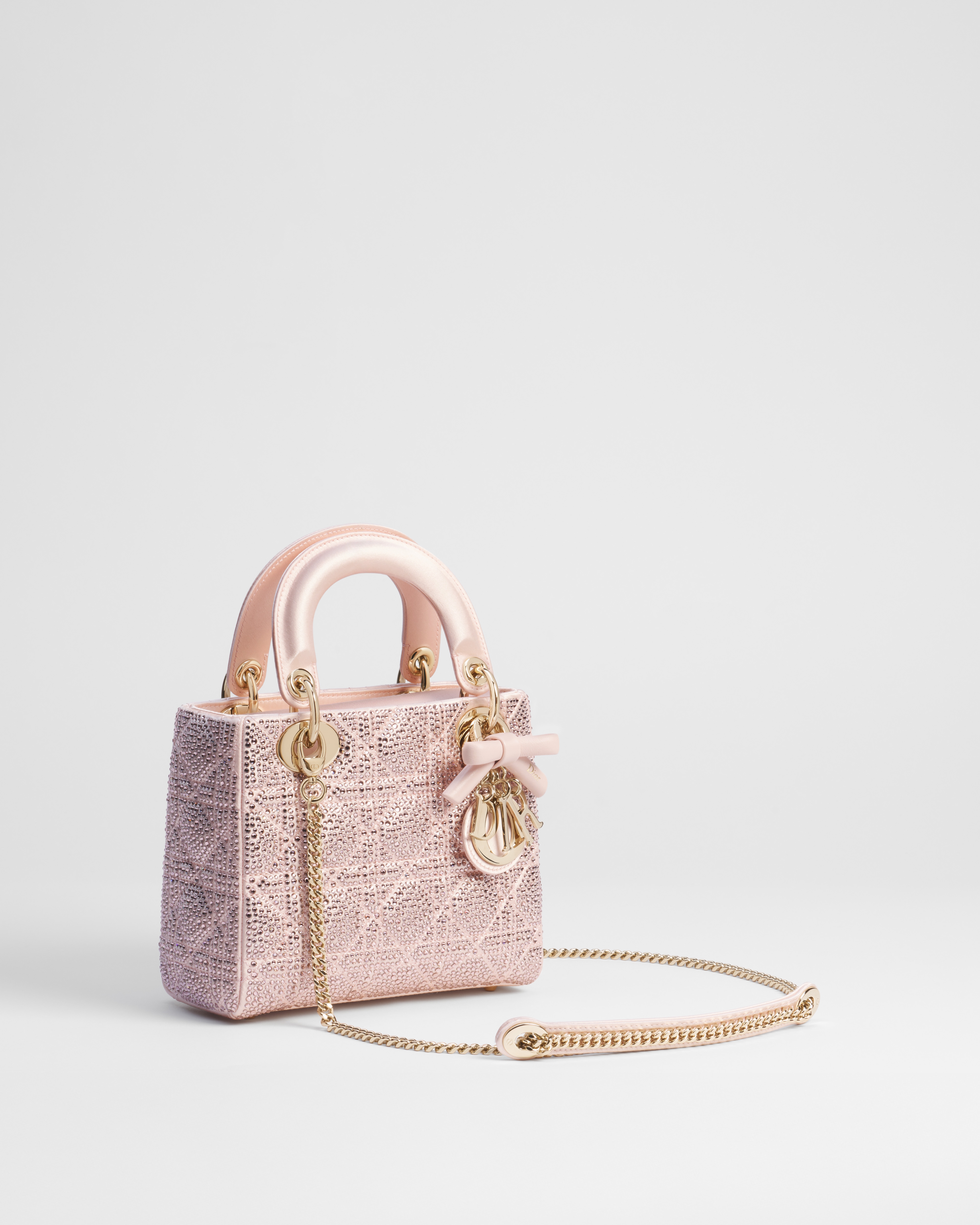 Mini Lady Dior Tasche mit Kette