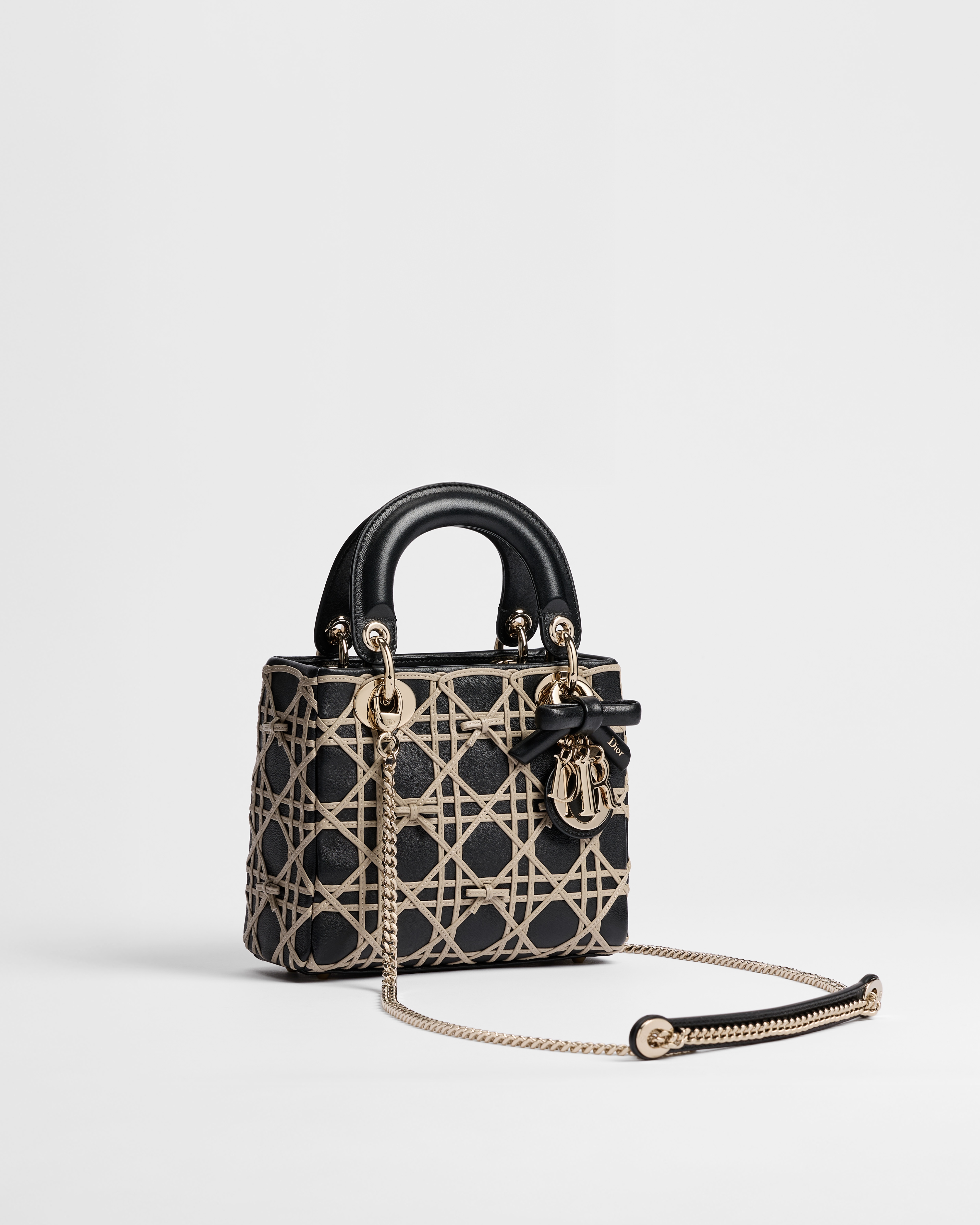 Mini Lady Dior Tasche mit Kette