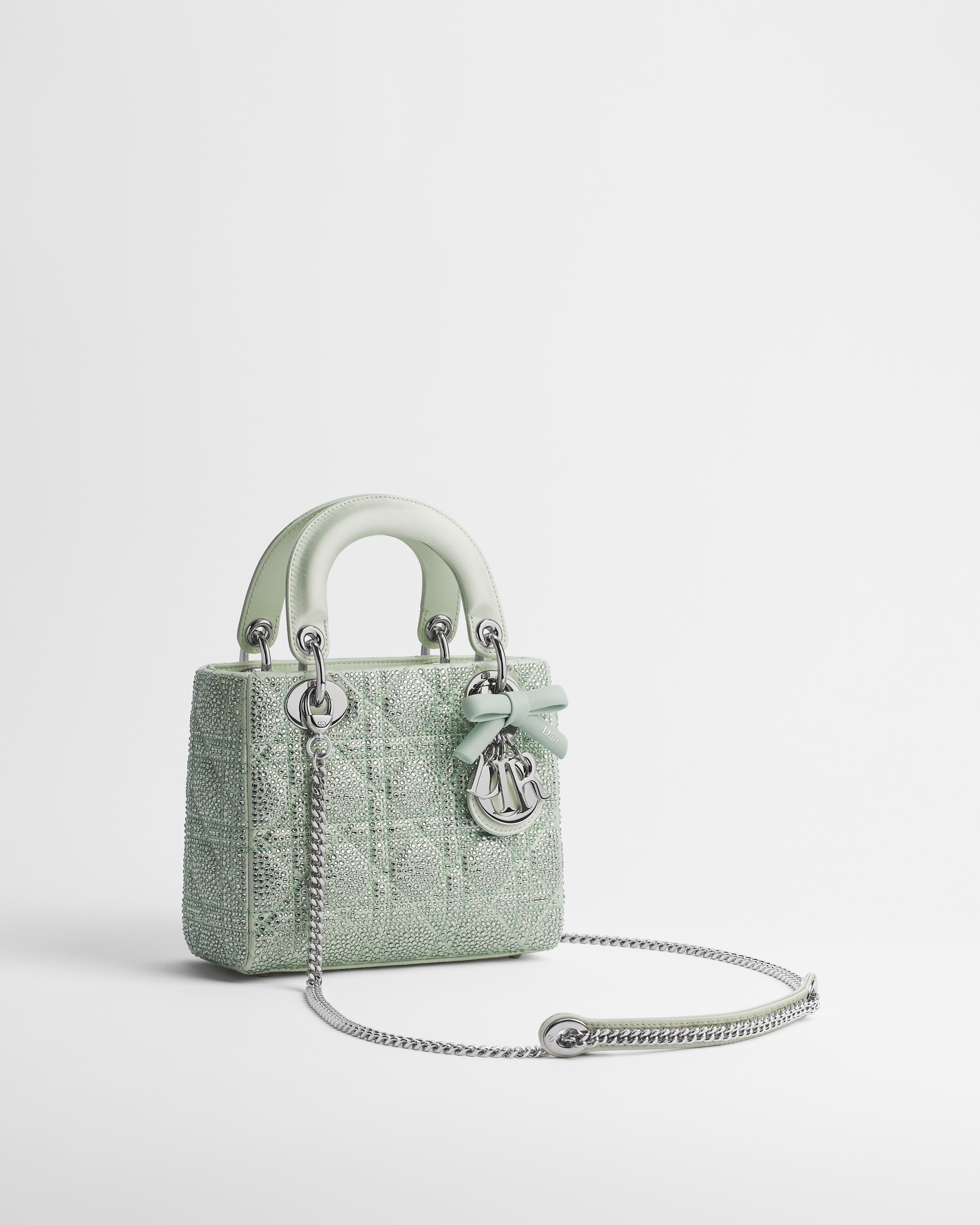 Mini Lady Dior Tasche mit Kette