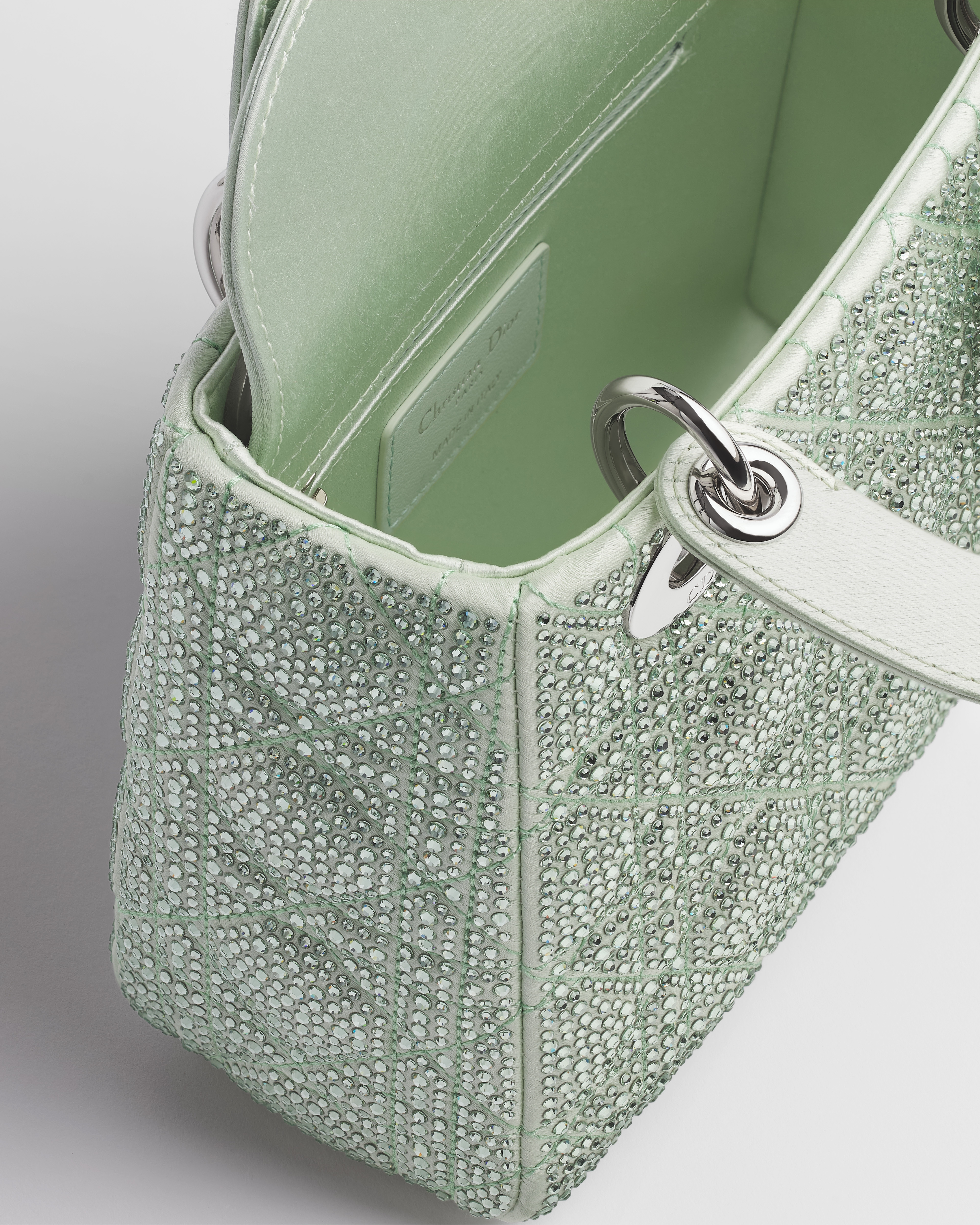 Mini Lady Dior Tasche mit Kette