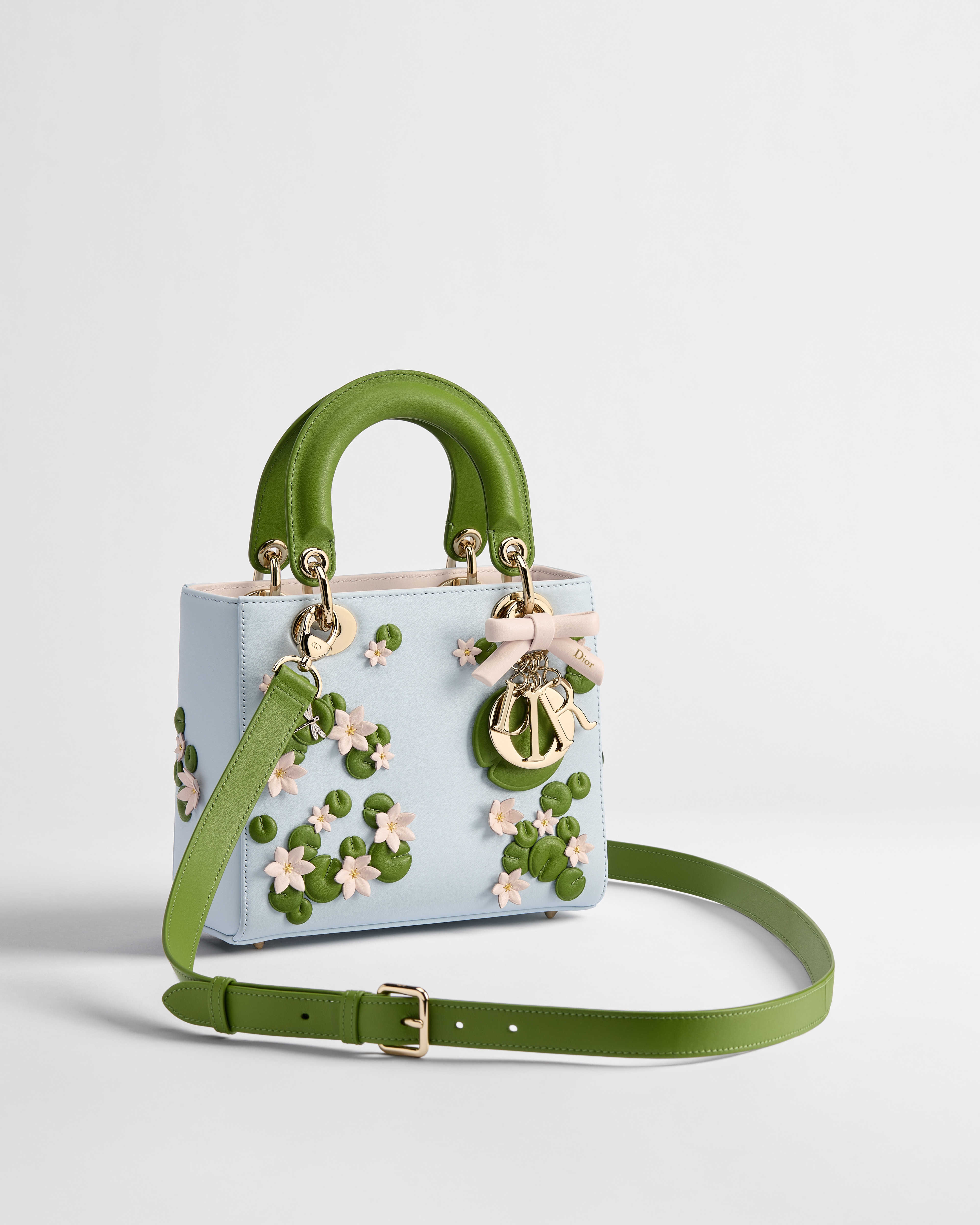 Kleine Lady Dior Tasche mit Trageriemen