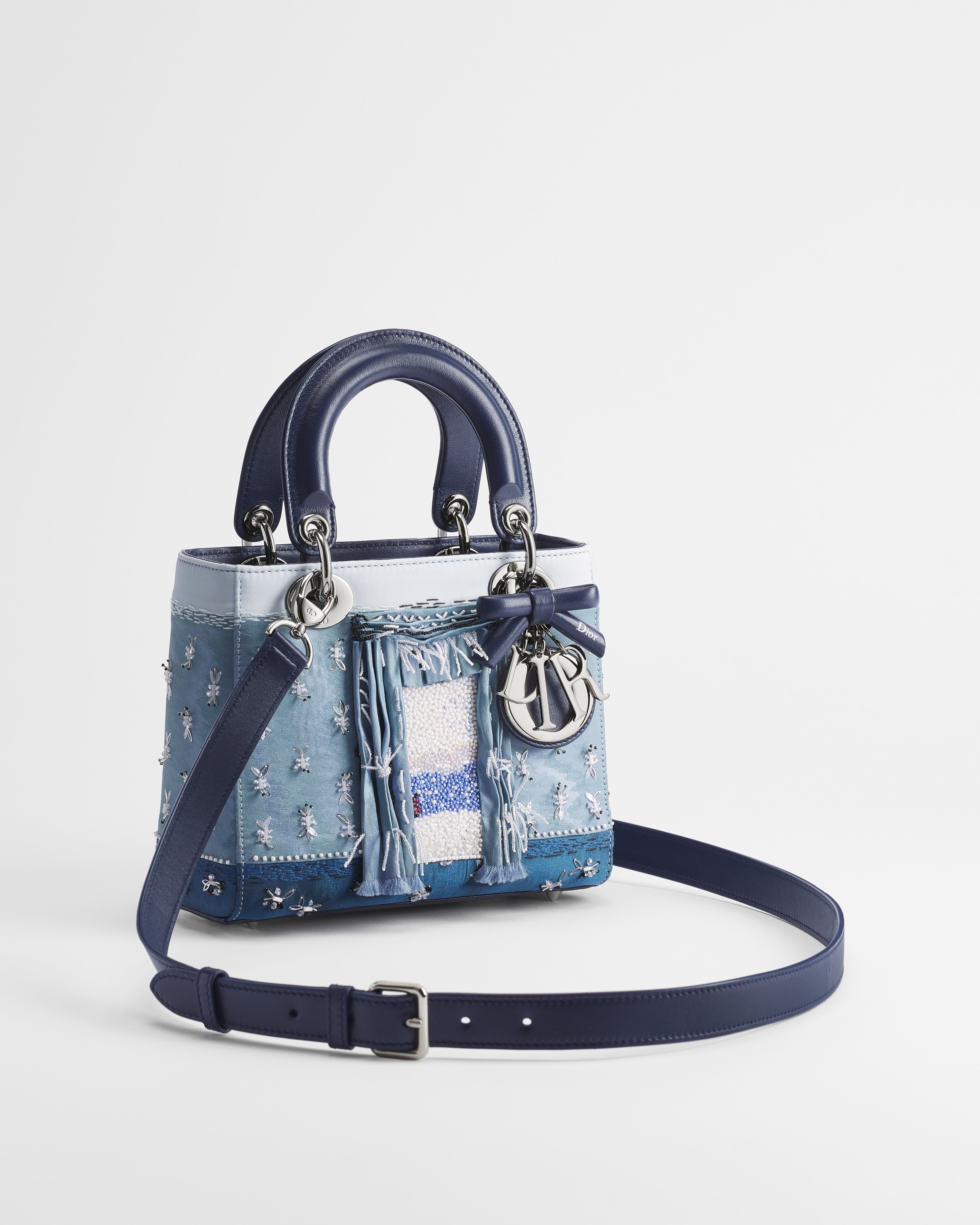 Kleine Dioriviera Lady Dior Tasche mit Trageriemen