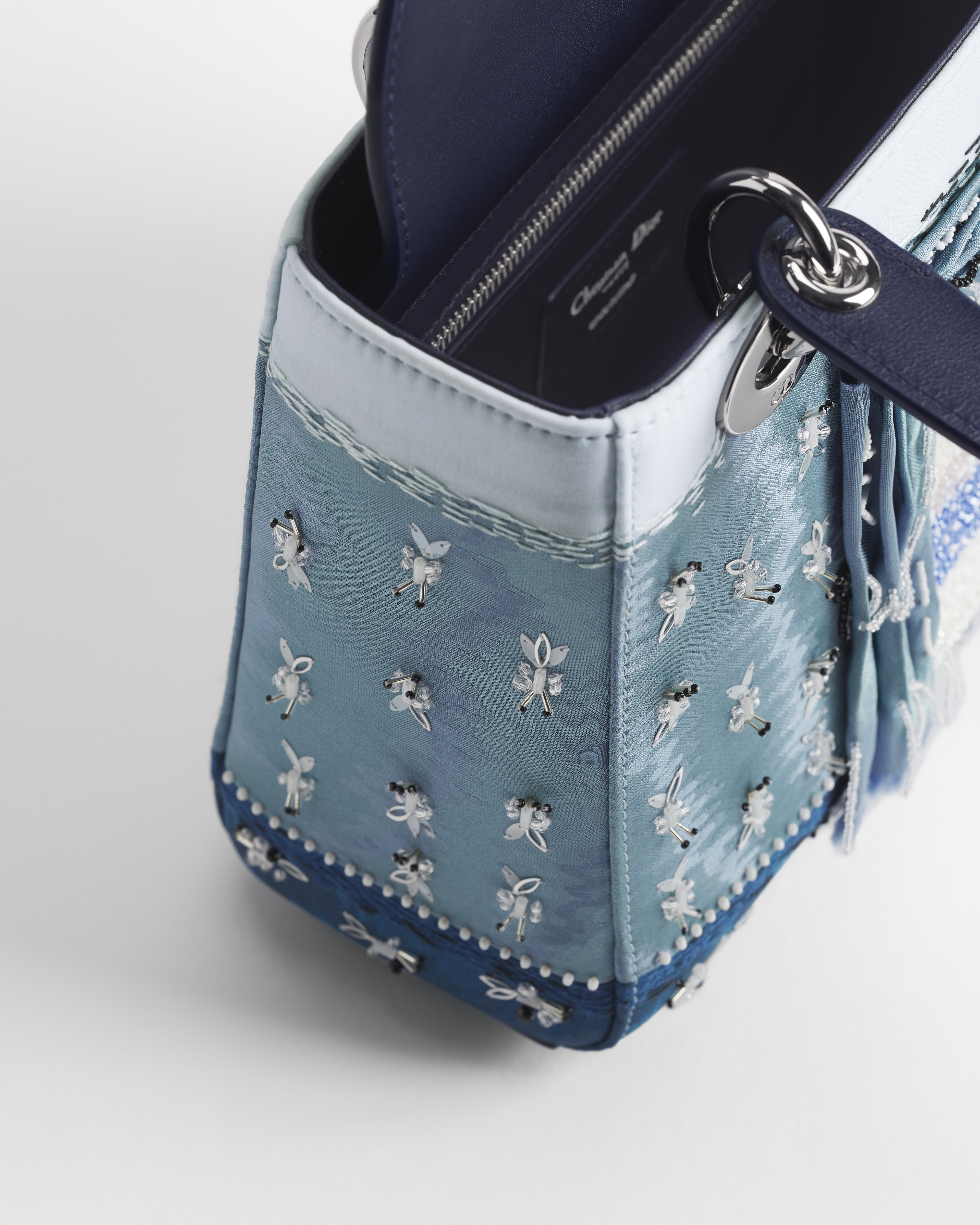 Kleine Dioriviera Lady Dior Tasche mit Trageriemen