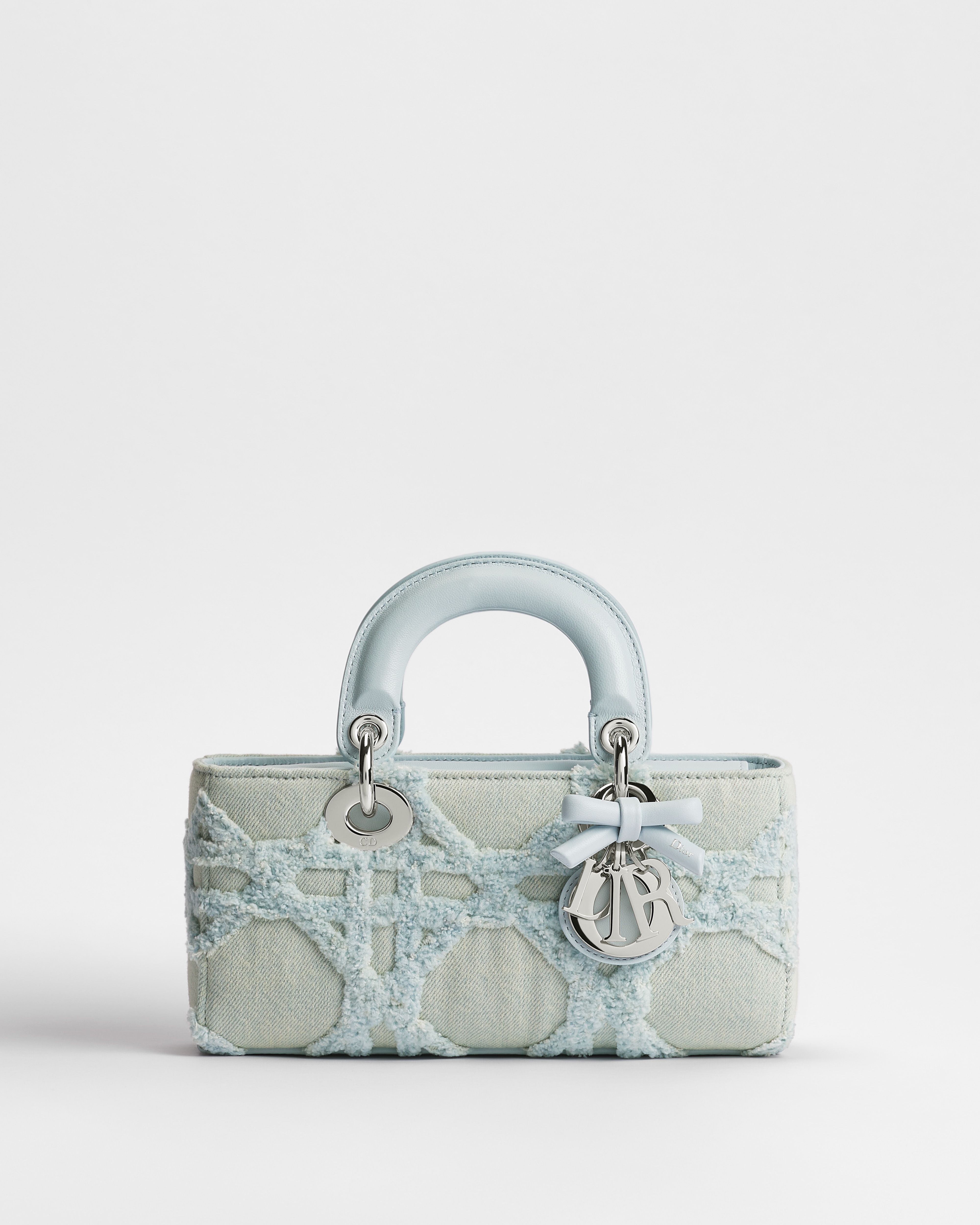 Borsa piccola Lady D-Joy Denim Macrocannage azzurro E01