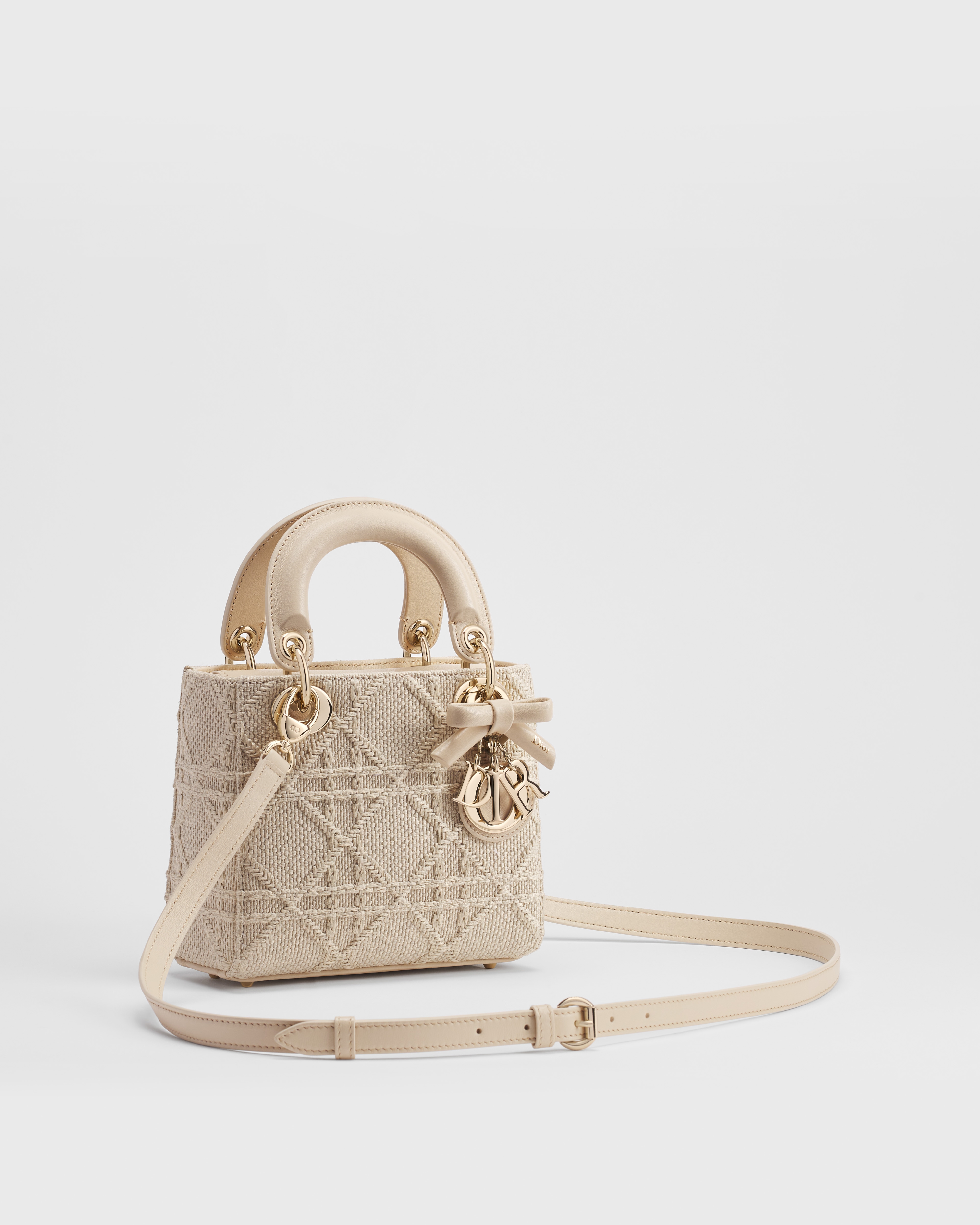 Mini Lady Dior Tasche mit Trageriemen