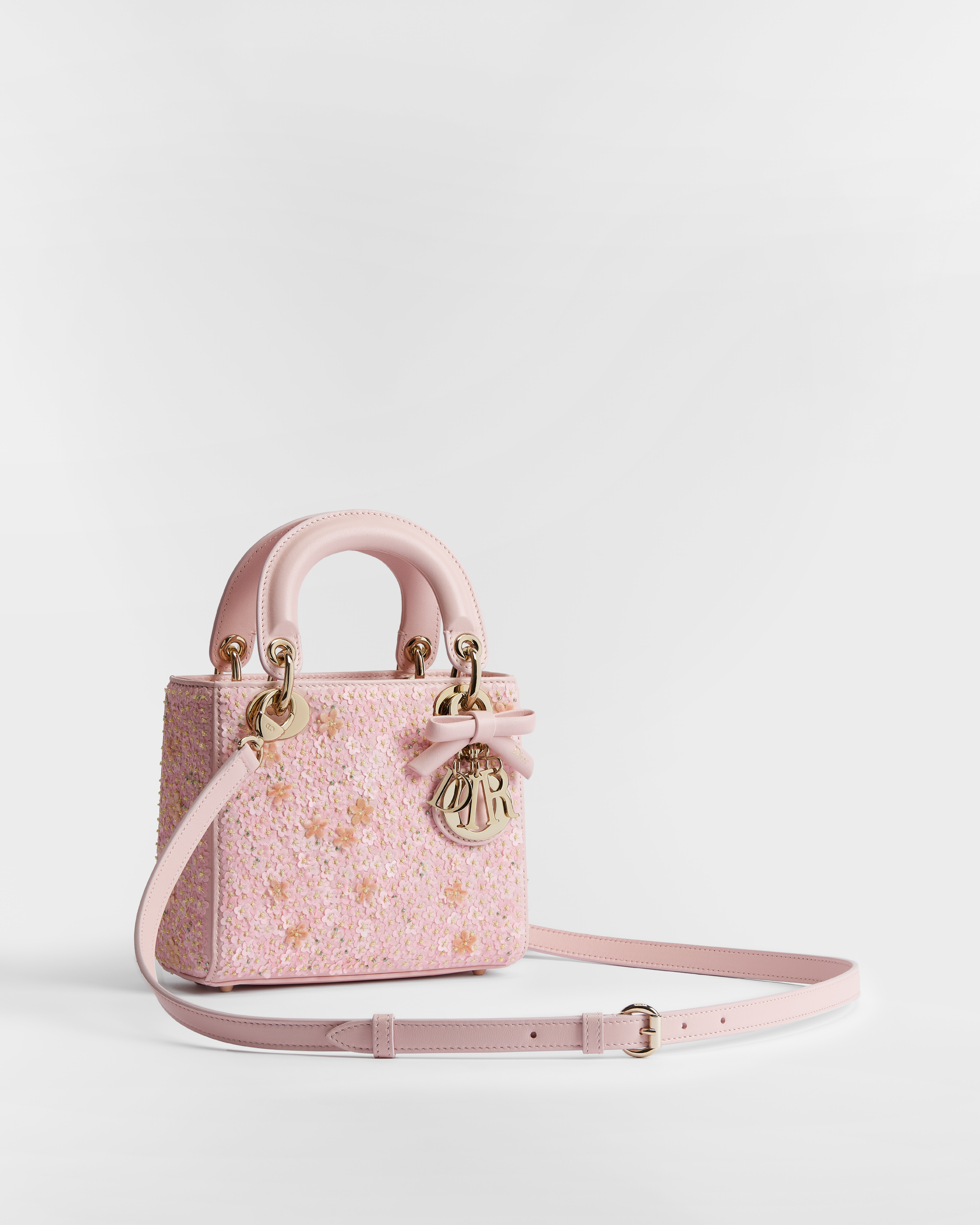 Mini Lady Dior Tasche mit Trageriemen