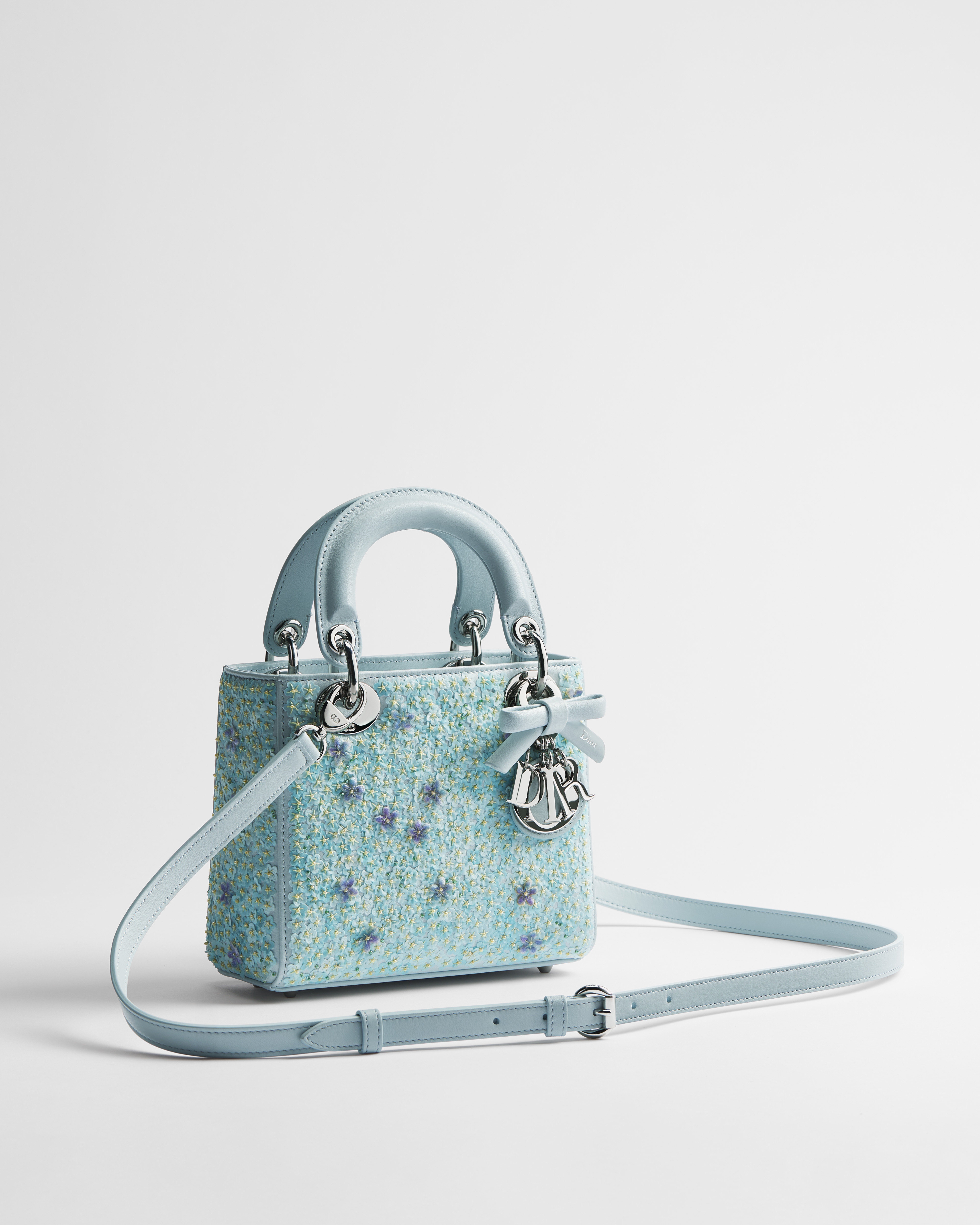 Mini Lady Dior Tasche mit Trageriemen