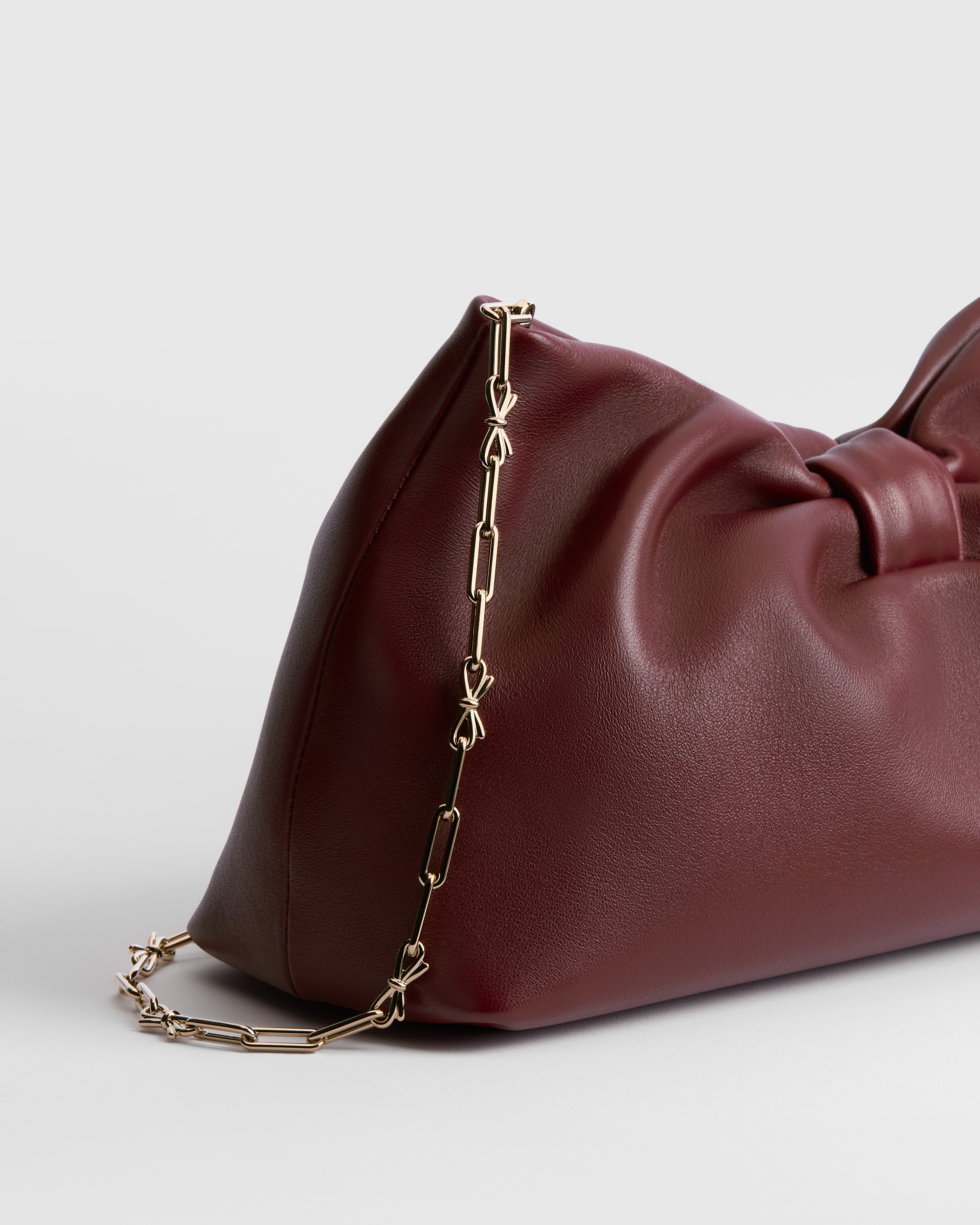 Dior Or Medium Dior Bow Bag Rouge Hermitage Lambskin E10