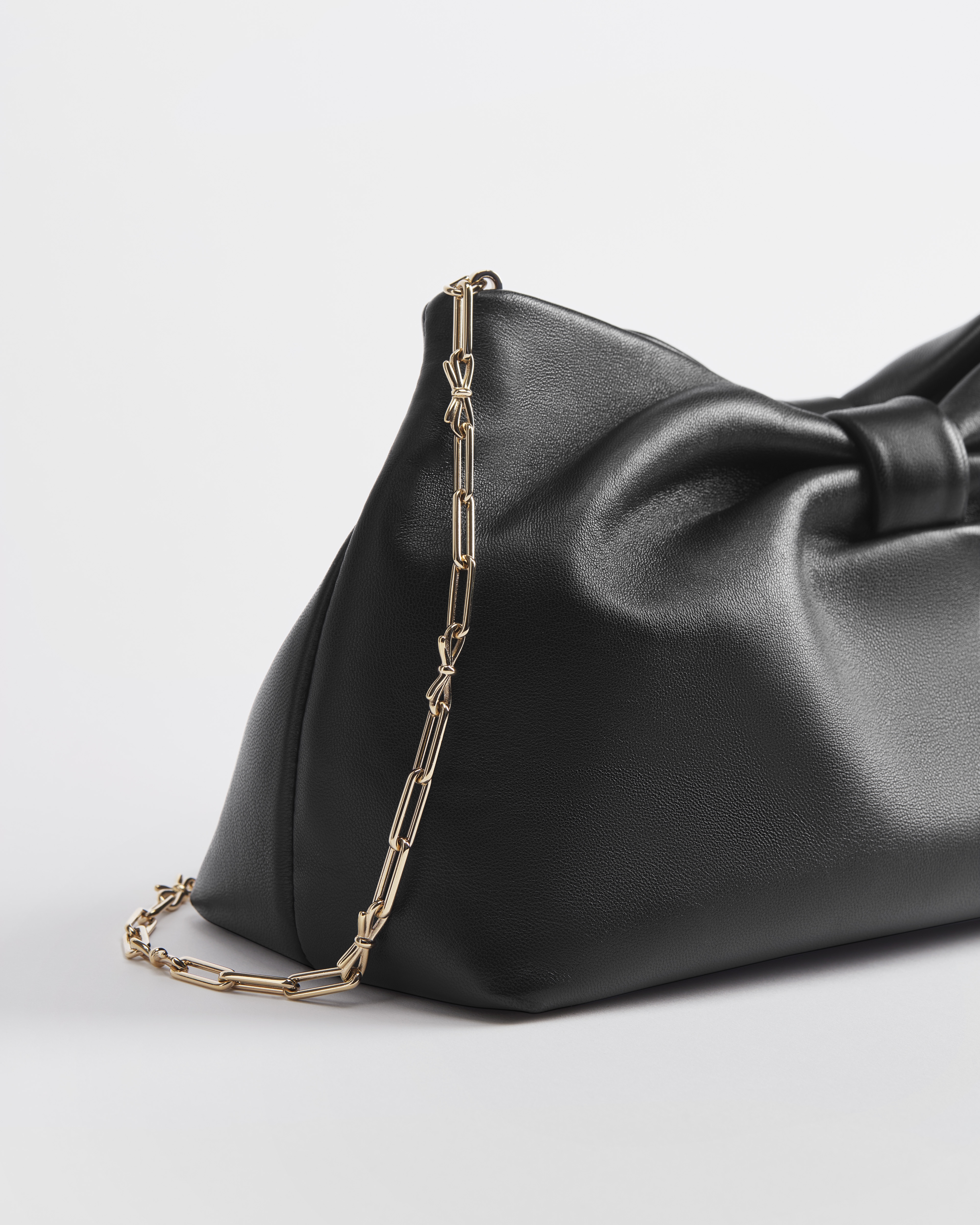 Sac Dior Bow Medium Cuir d'agneau noir E10