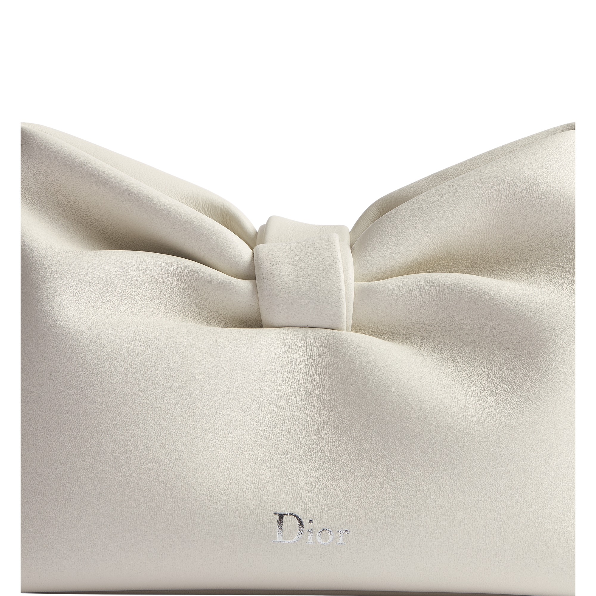 Small Dior Bow Bag Latte Lambskin E11